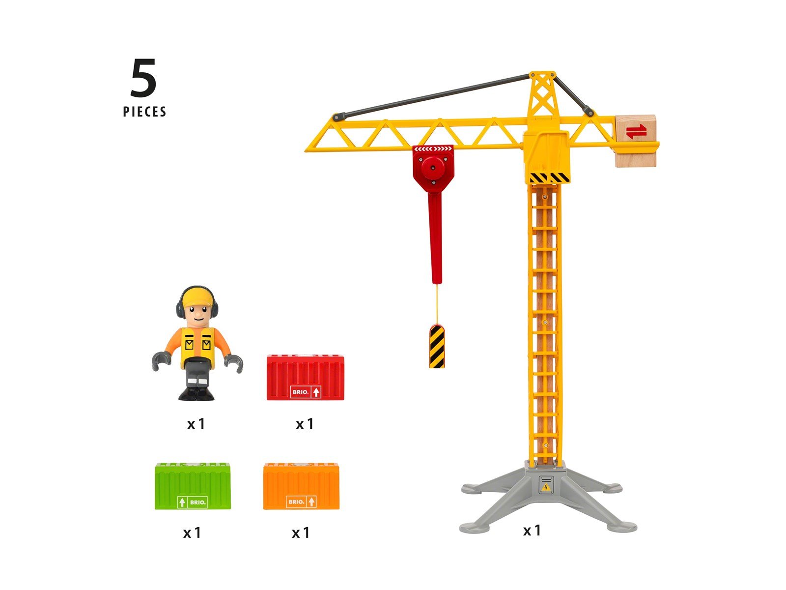 Brio Light up Construction Crane
