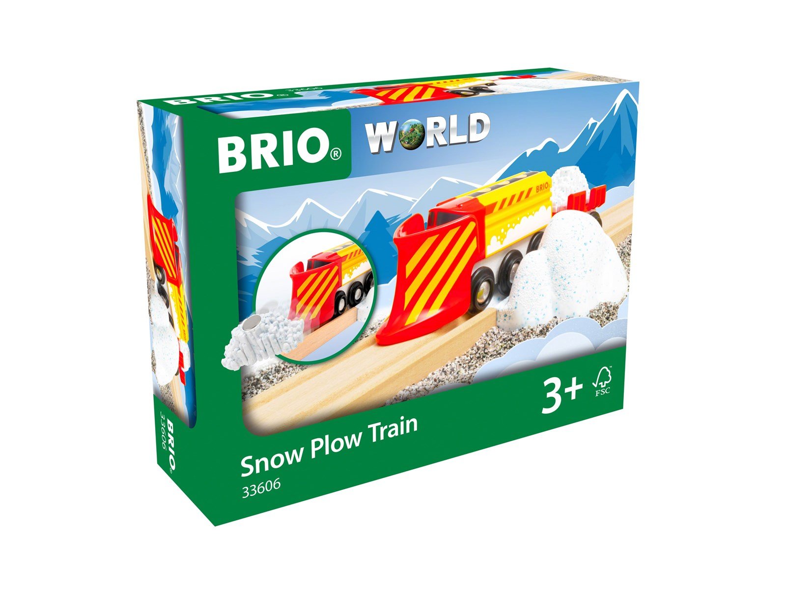 Brio Snow Plow Train