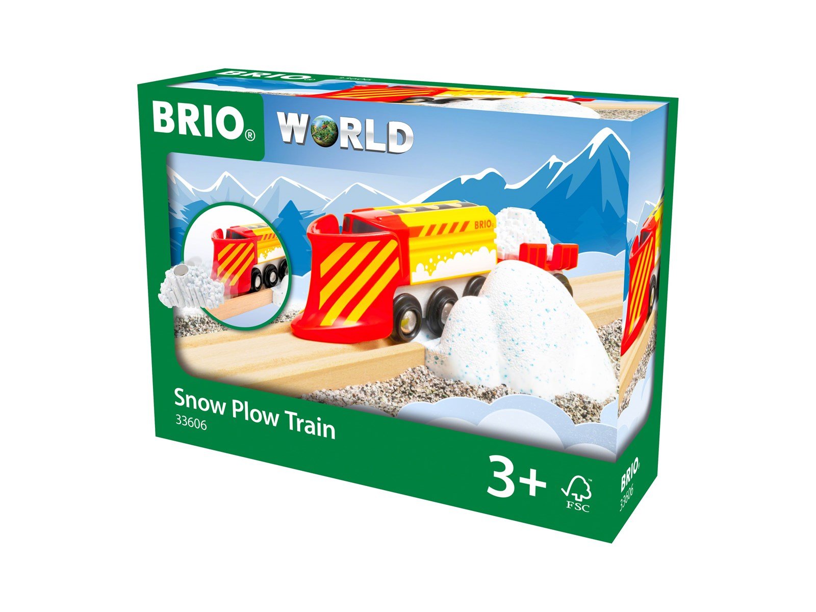 Brio Snow Plow Train