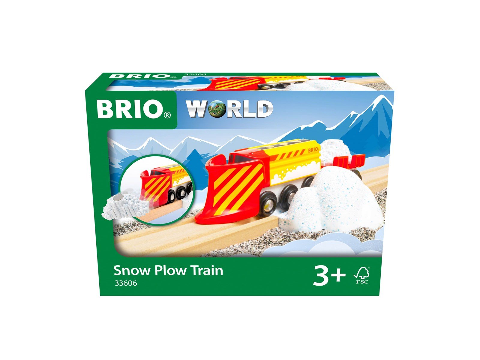 Brio Snow Plow Train