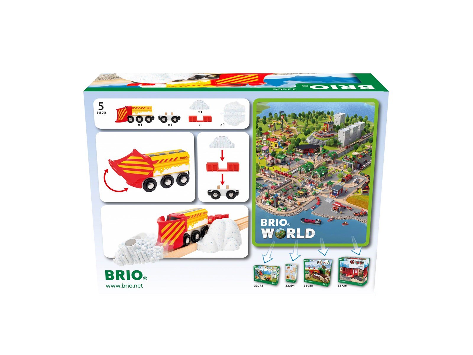 Brio Snow Plow Train