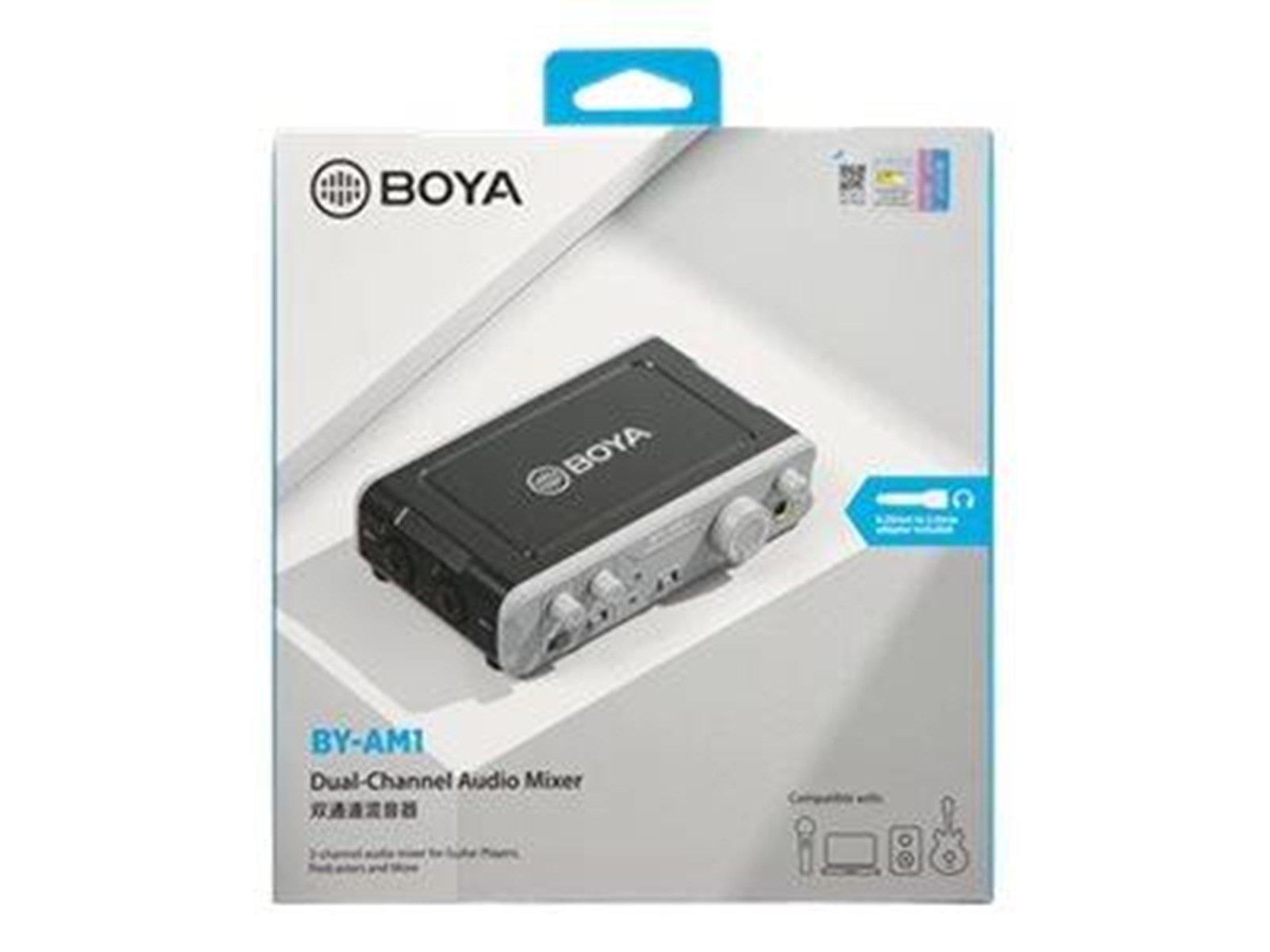 BOYA BY-AM1 analogue mixer - 2-channel