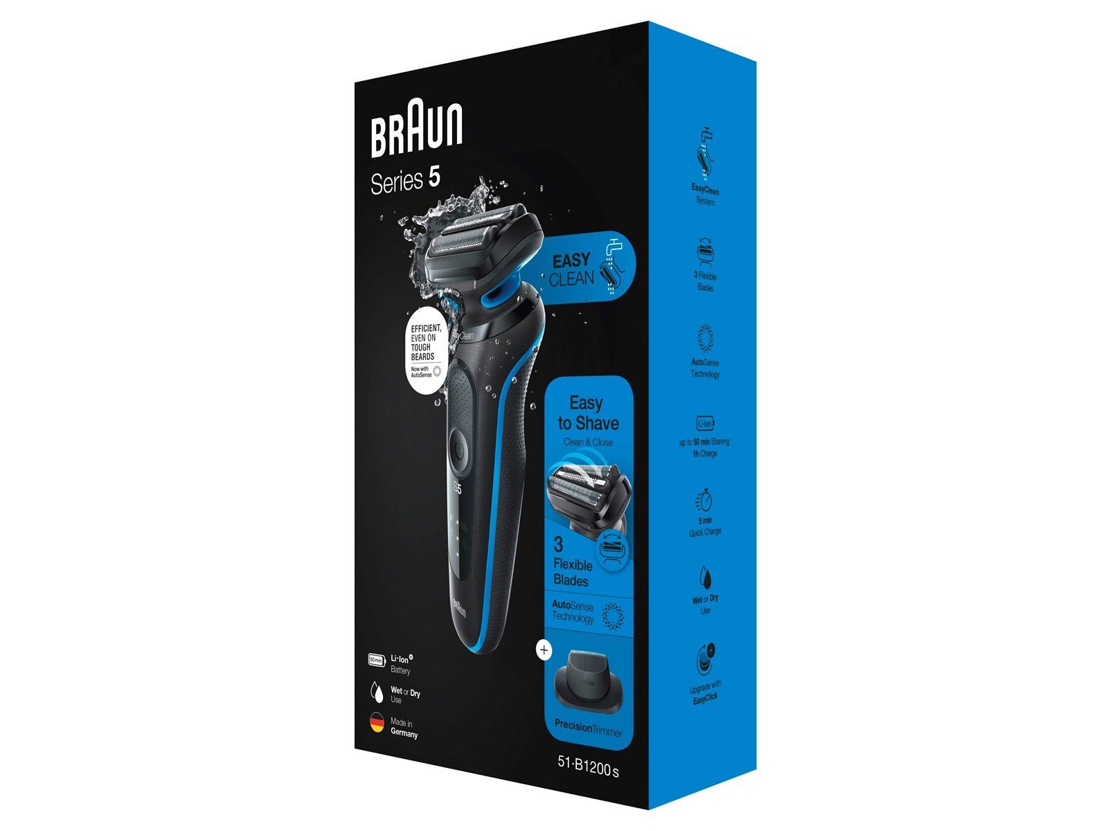 Braun Rasierapparate Series 5 - 51-B1200s - black