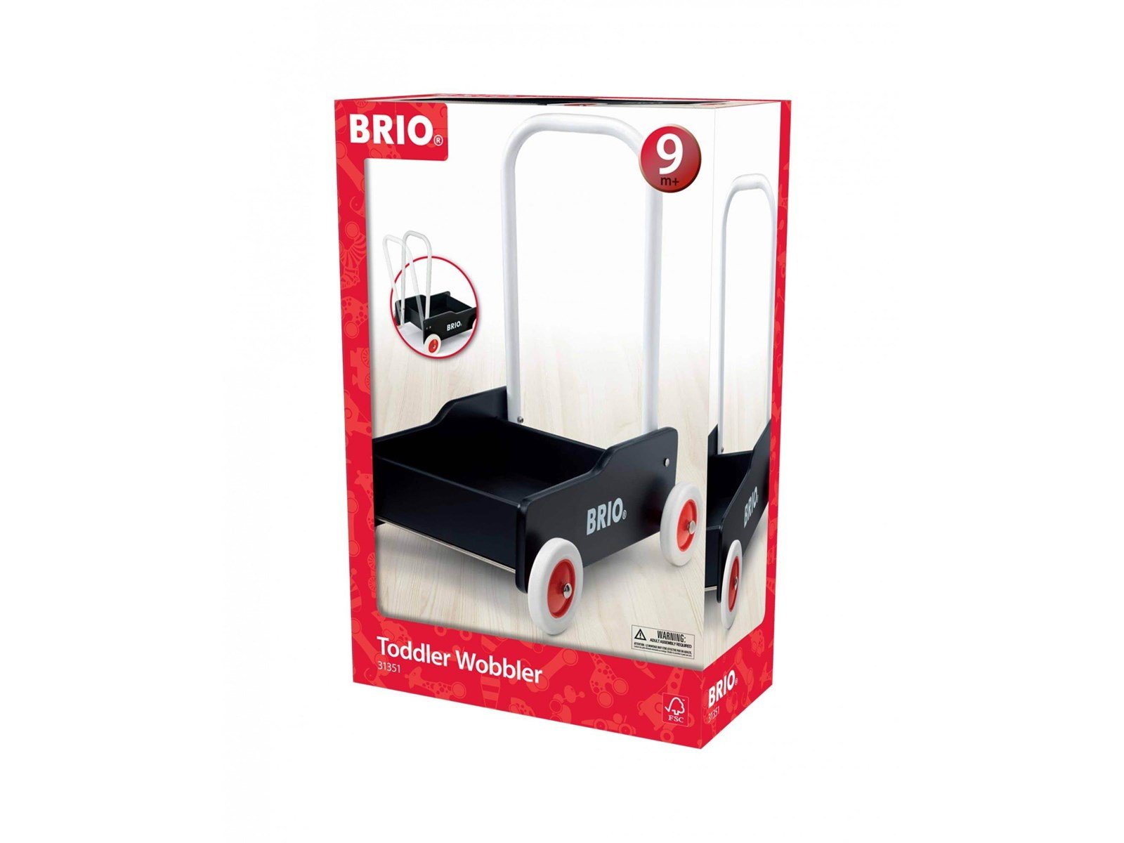 Brio Lauflernwagen, schwarz
