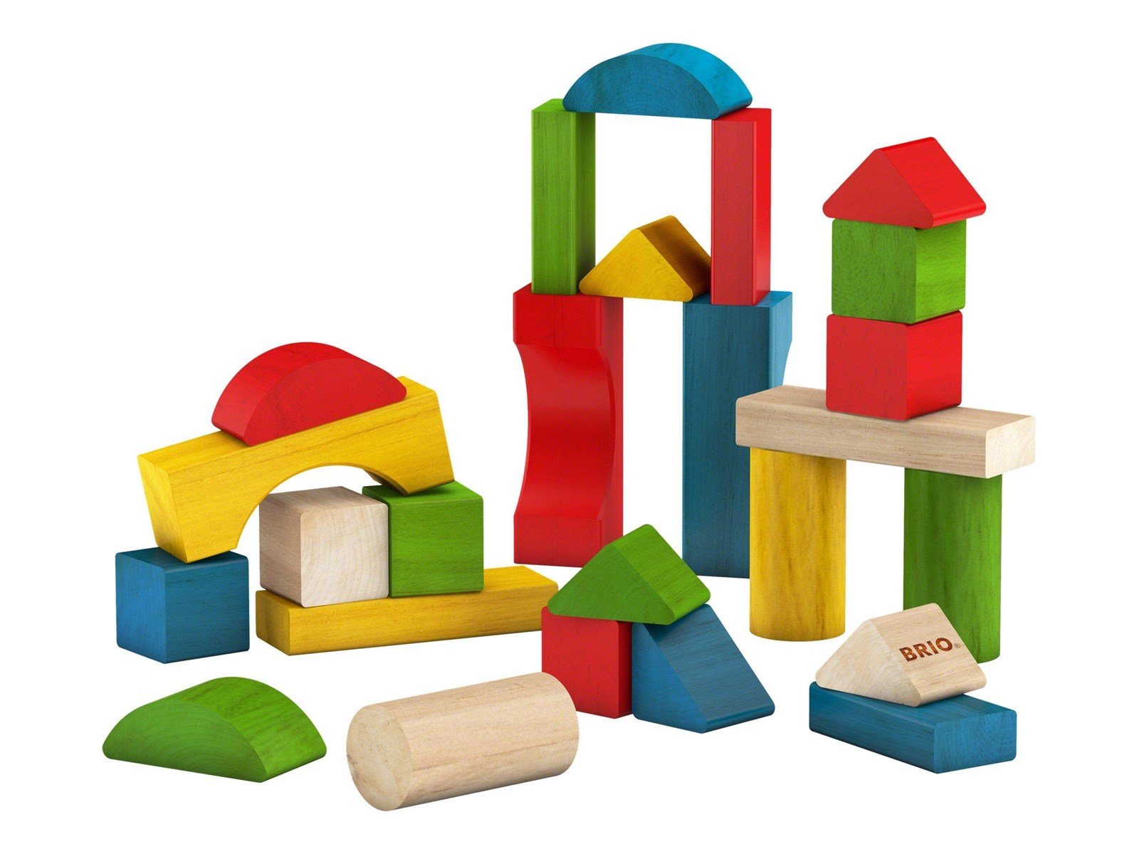 Brio 25 Coloured Blocks
