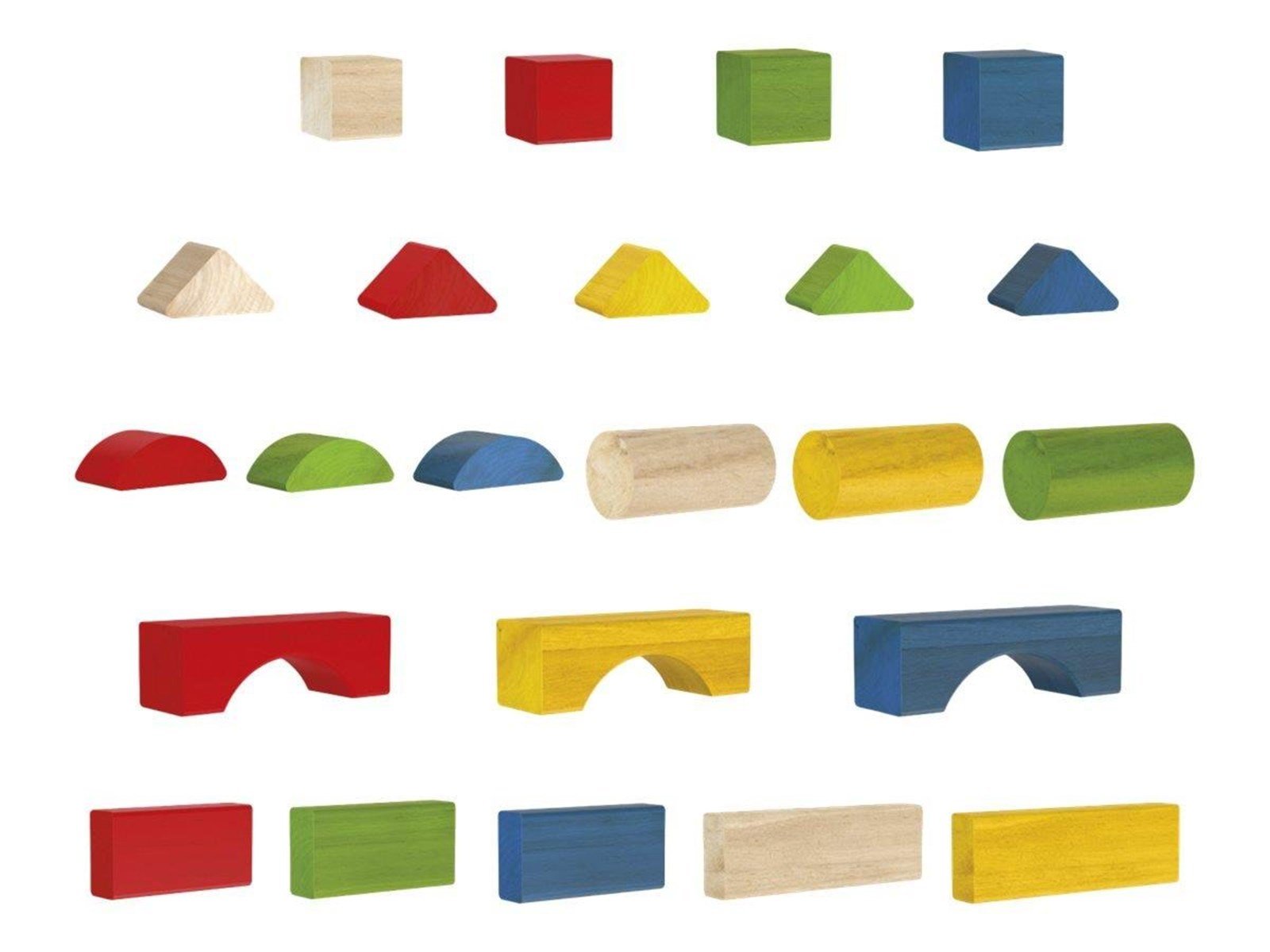 Brio 25 Coloured Blocks