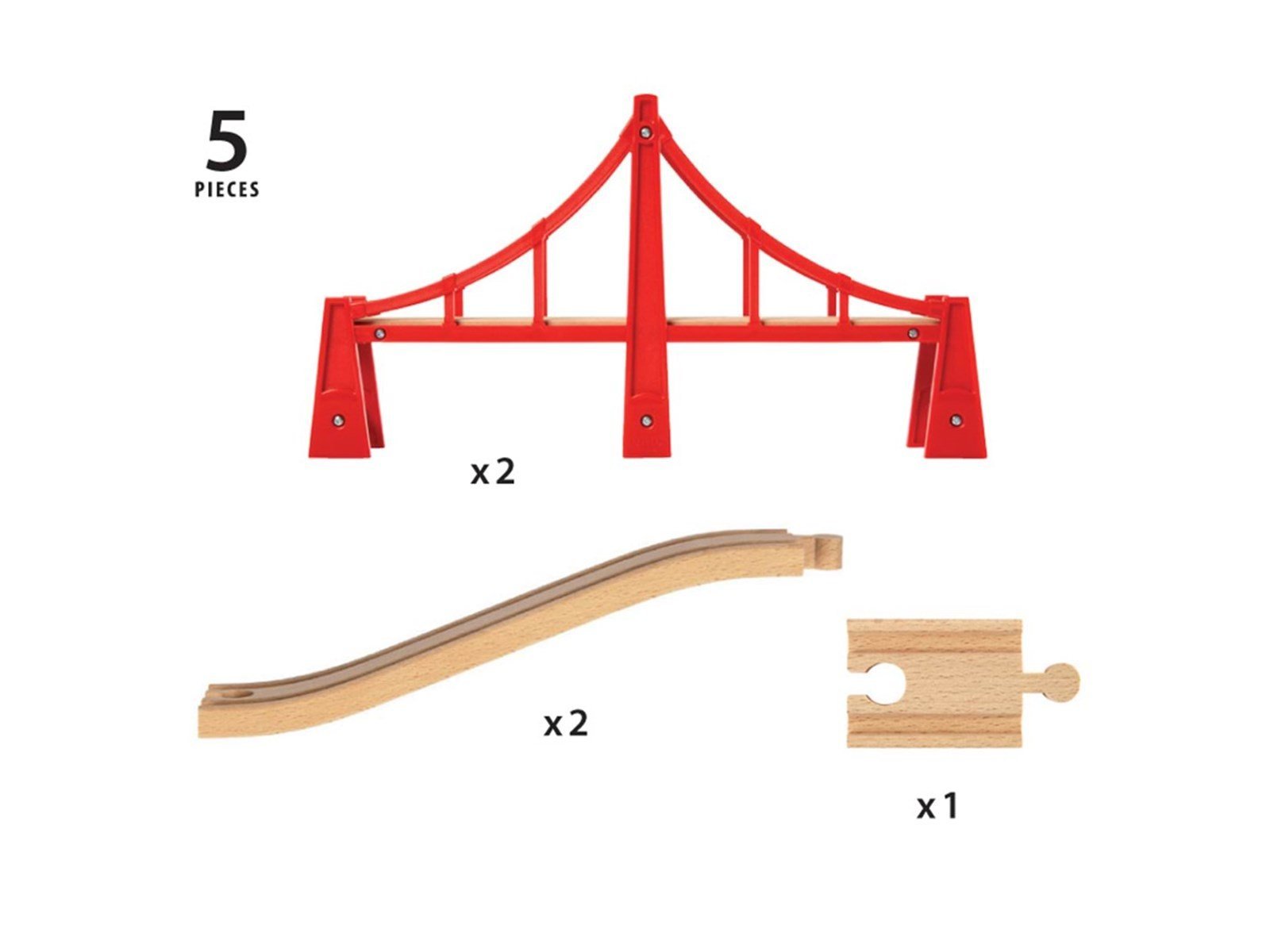 Brio Double Suspension Bridge