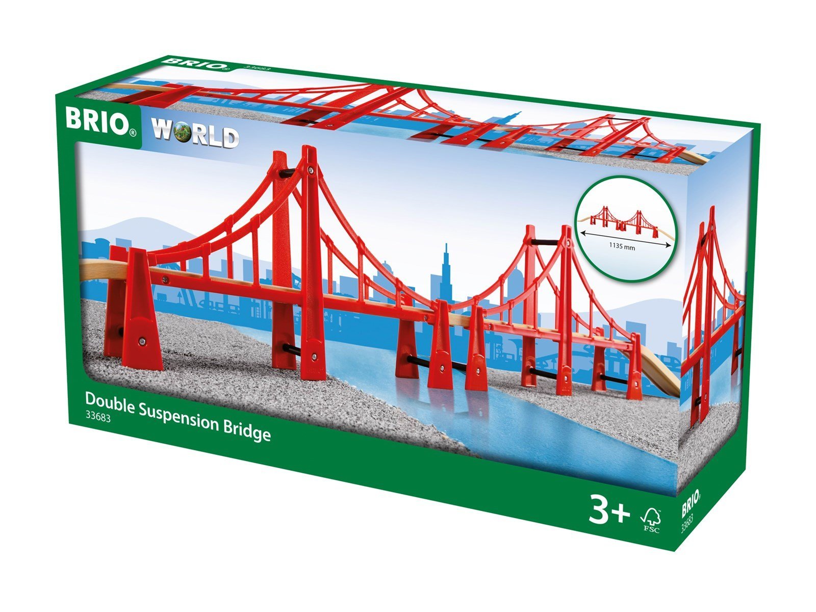 Brio Double Suspension Bridge