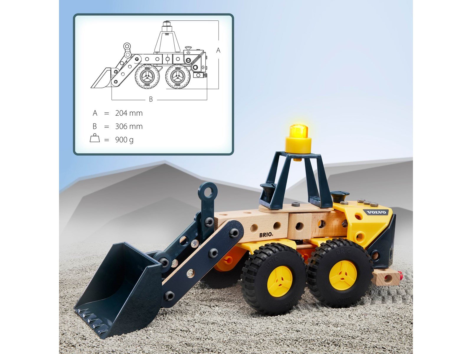 Brio Builder Volvo Wheel Loader