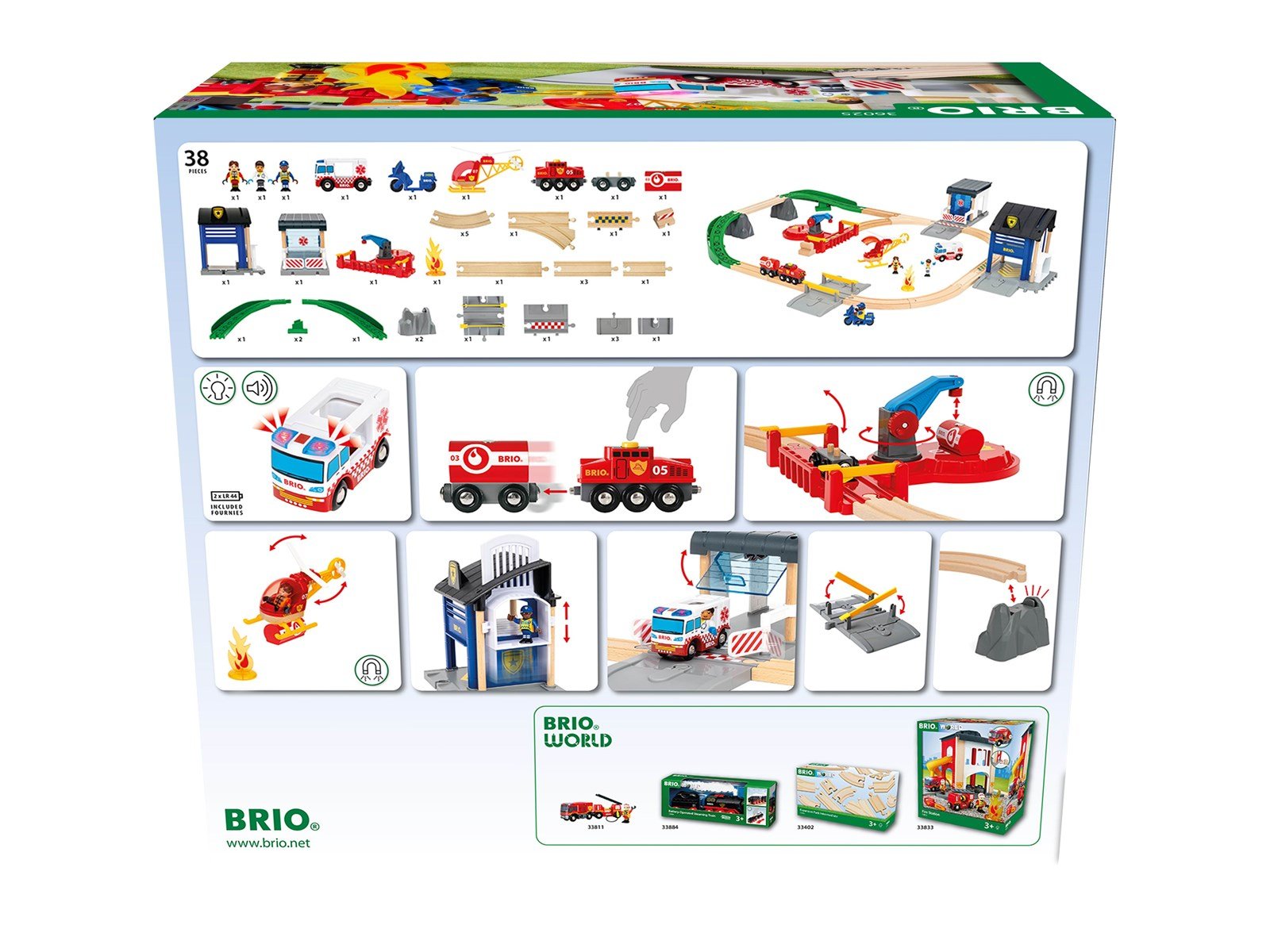 Brio Rescue Team Train Set