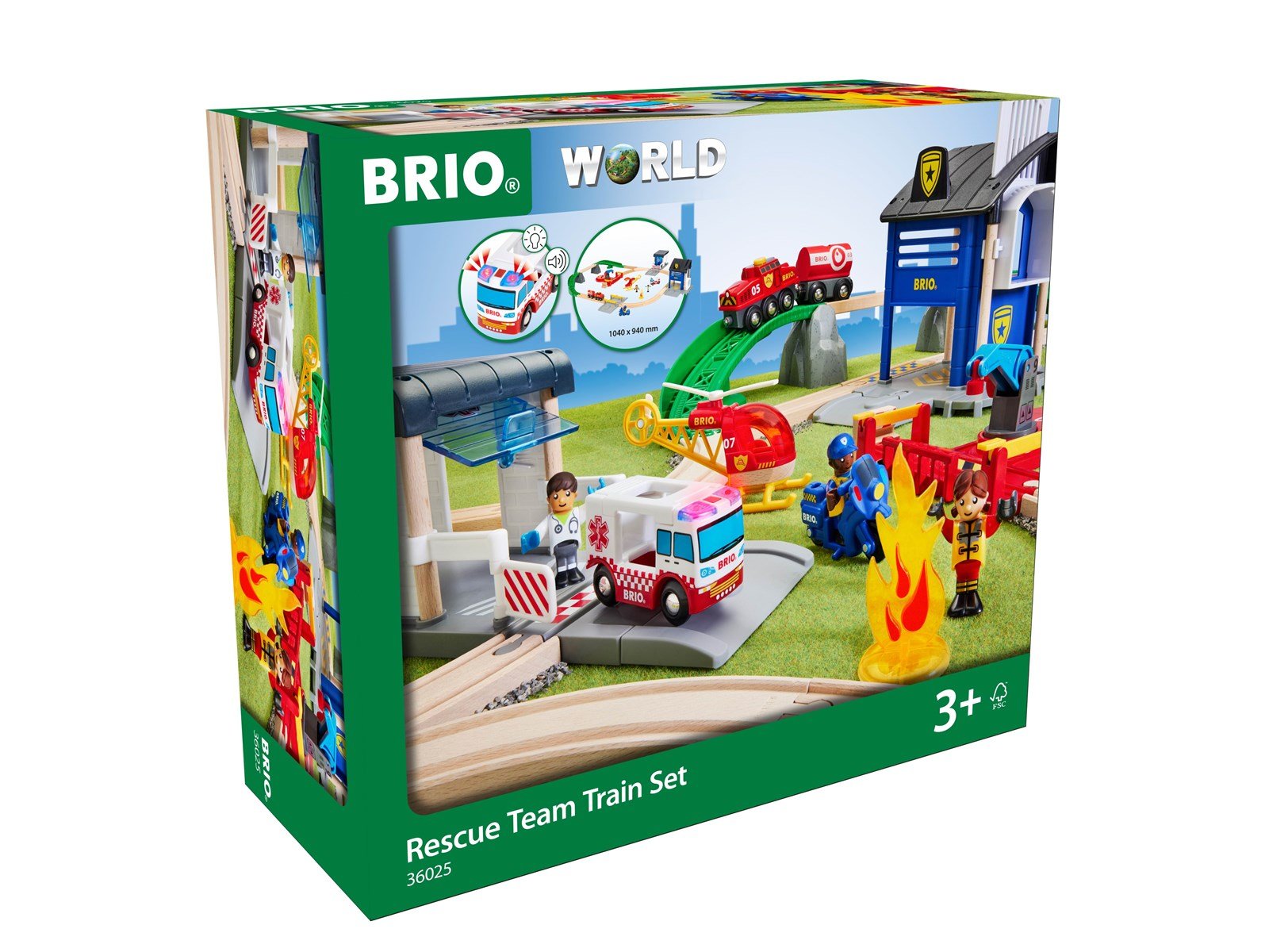 Brio Rescue Team Train Set