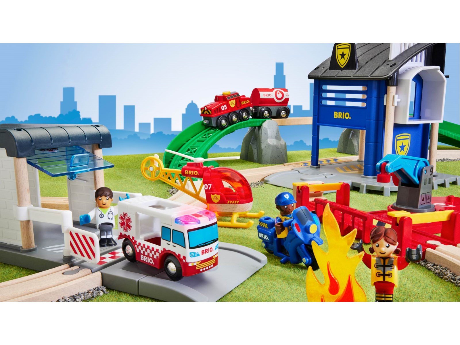 Brio Rescue Team Train Set