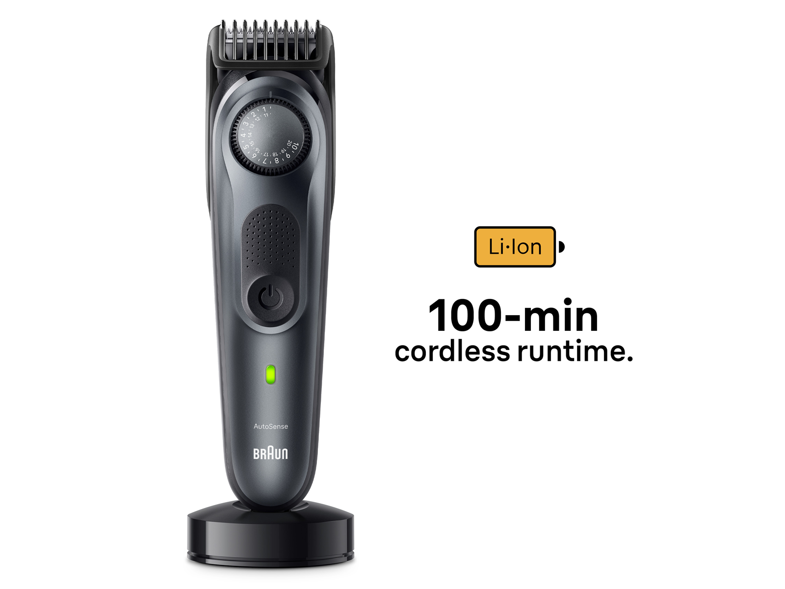 Braun Barttrimmer Styler BT7441 Black / Slate Grey