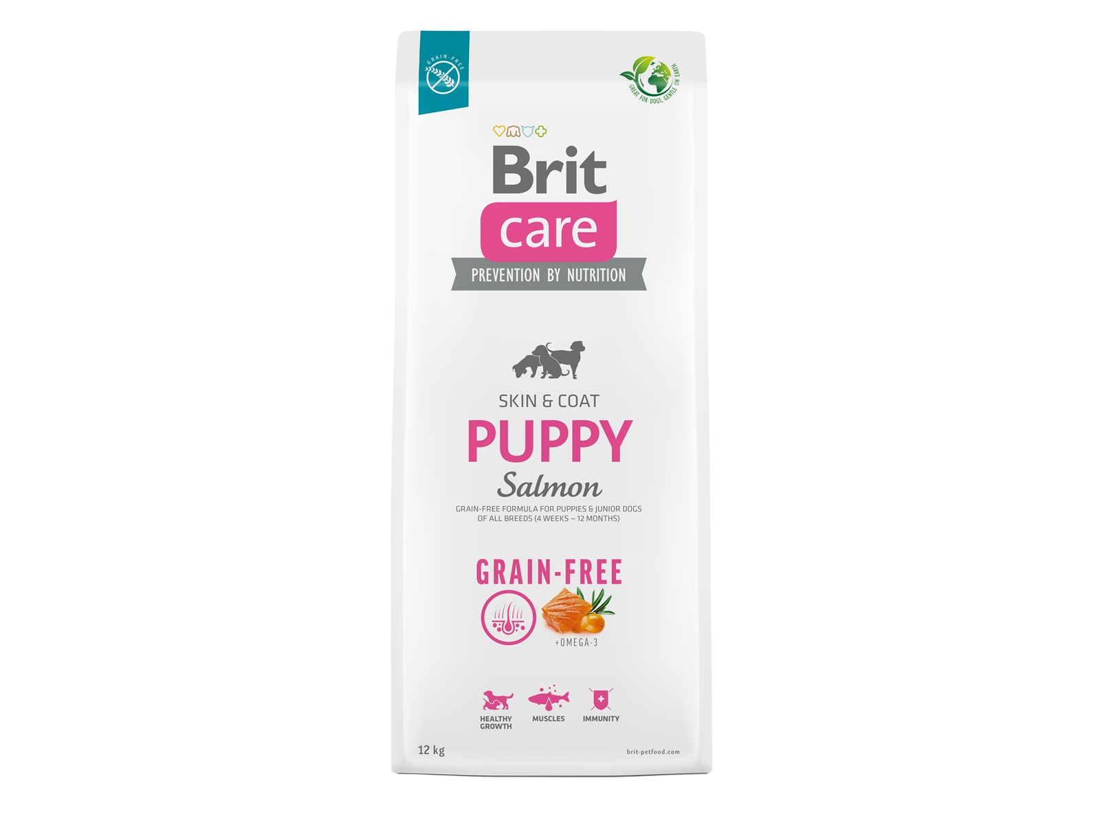 Brit Care Dog Grain-free Puppy Salmon 12 kg