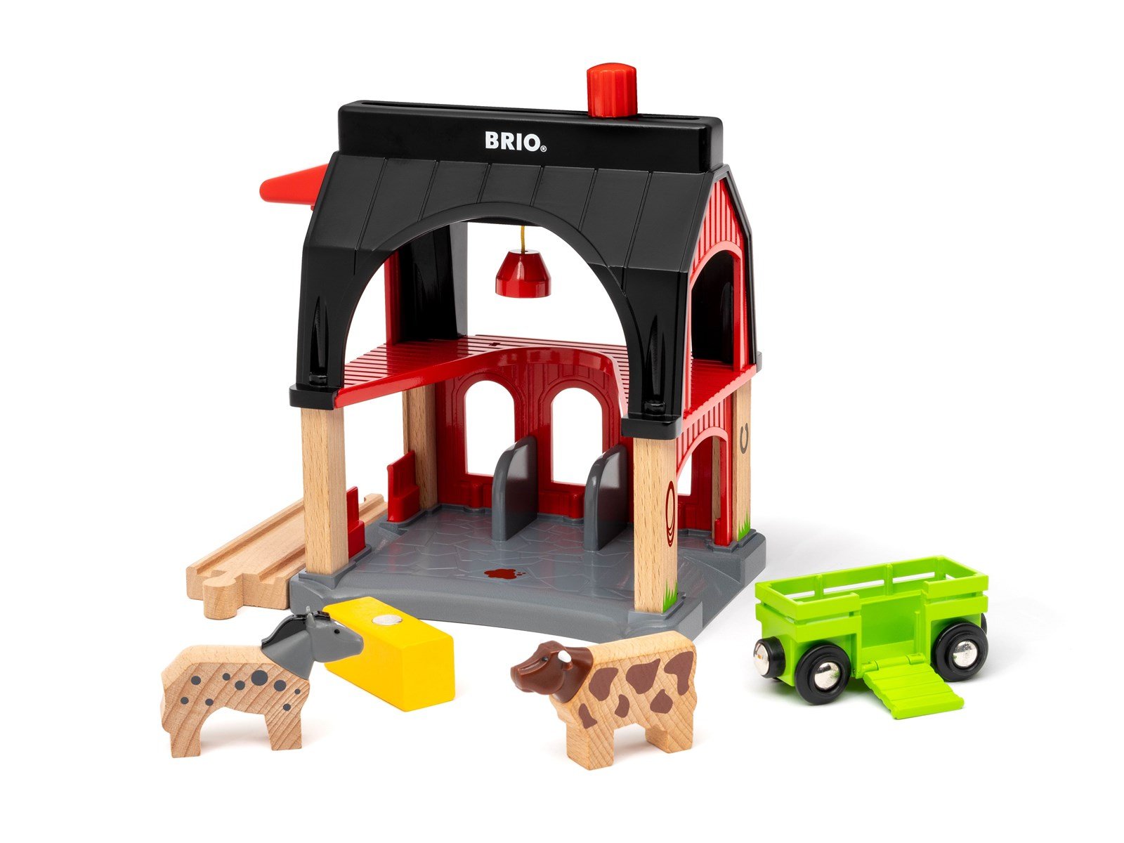 Brio BRIO Tierscheune mit Heuwaggon