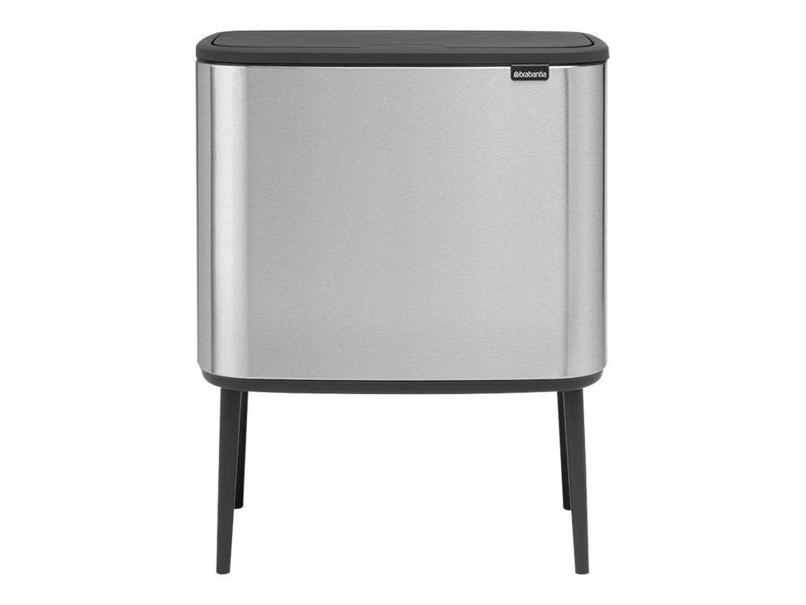 brabantia Bo Touch Bin - rubbish bin - 34 L - matt steel