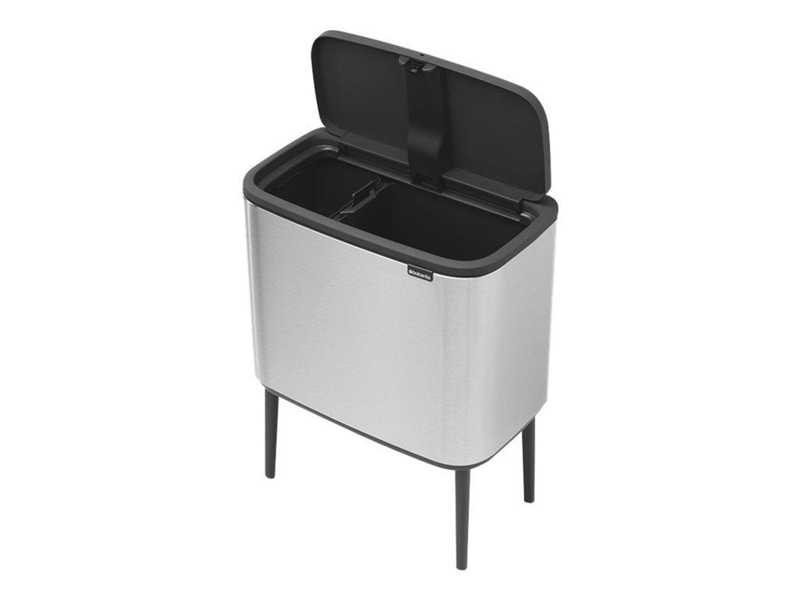 brabantia Bo Touch Bin - rubbish bin - 34 L - matt steel