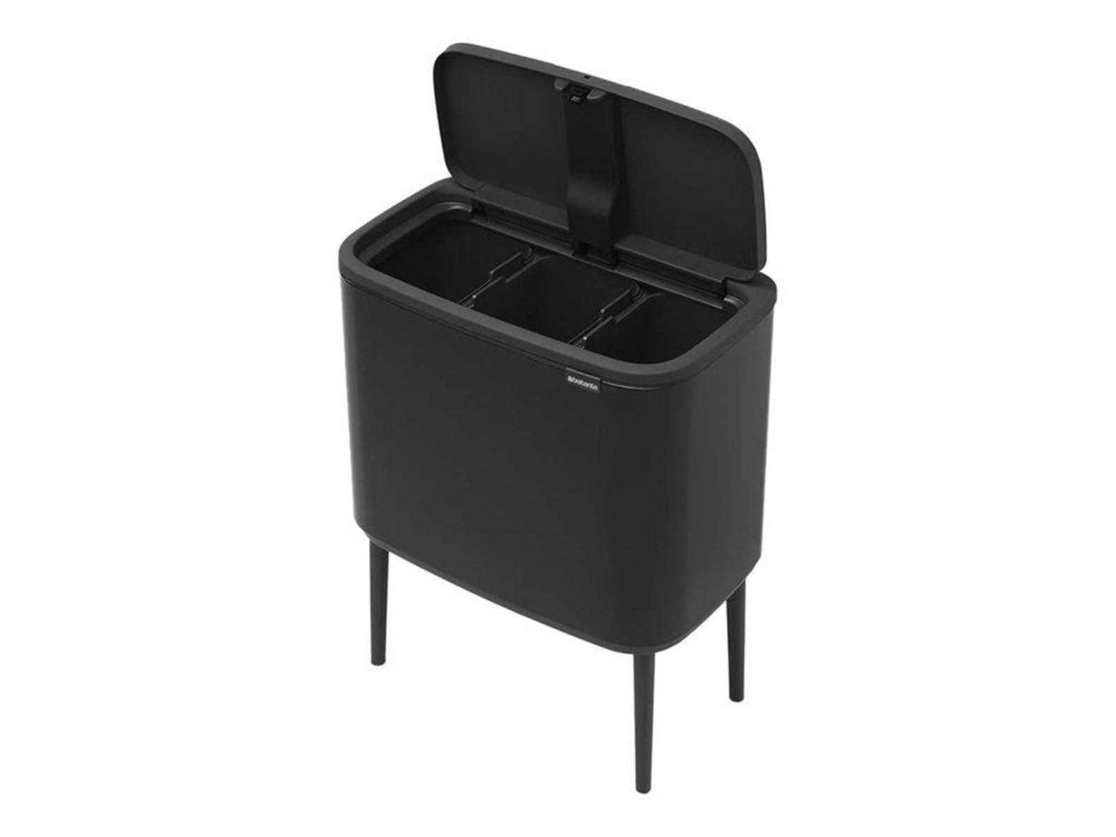 brabantia Bo Touch Bin - rubbish bin - 33 L - matte black