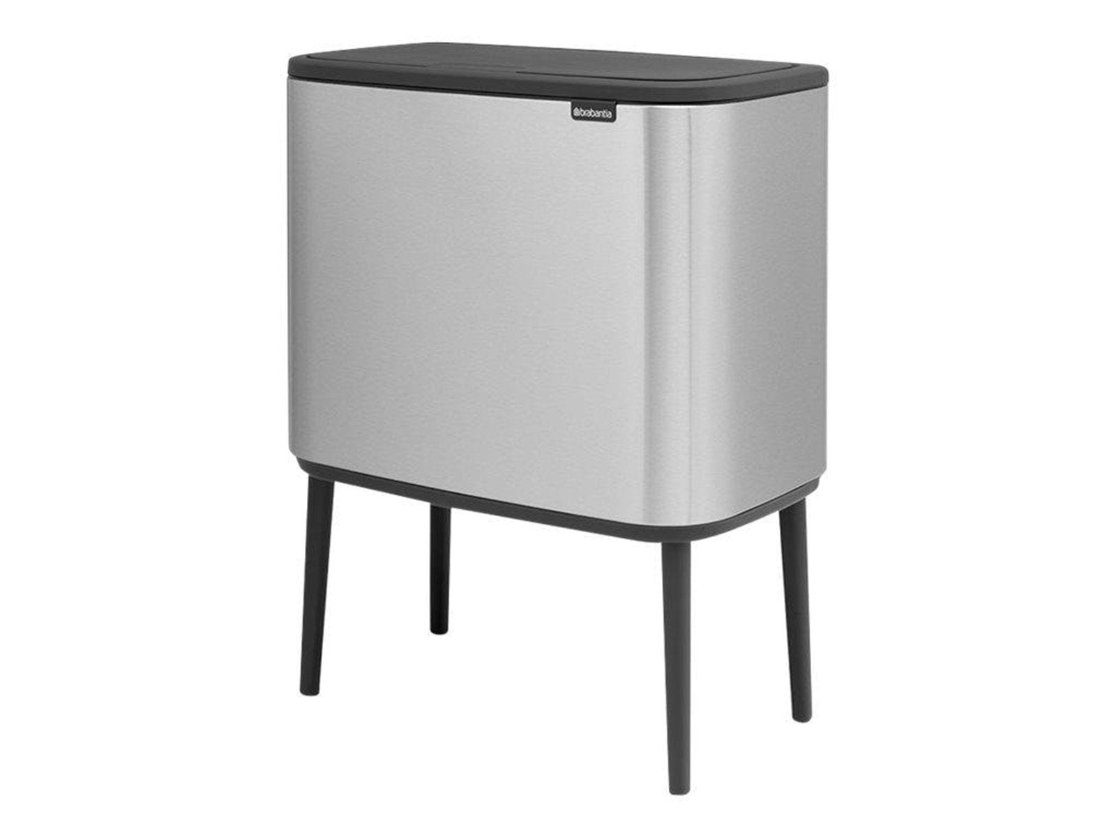 brabantia Bo Touch Bin - rubbish bin - 33 L - matt steel
