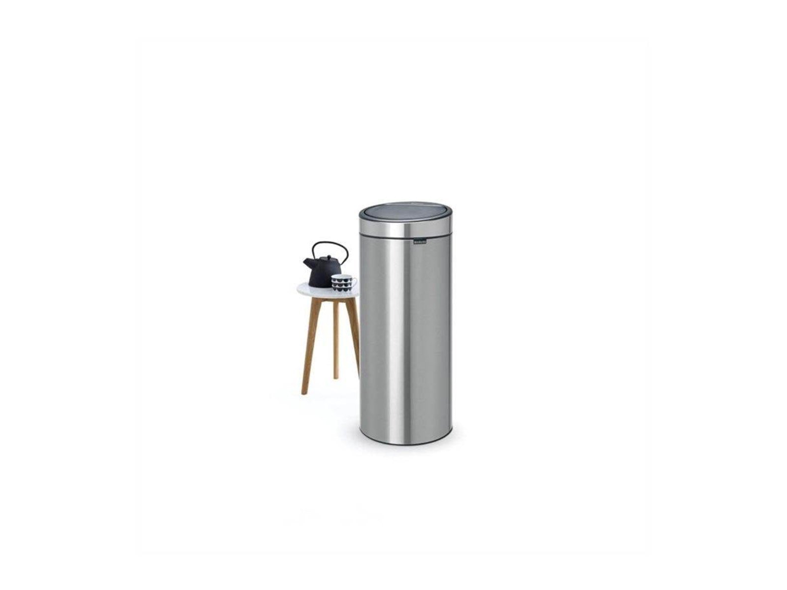 brabantia Touch Bin New - rubbish bin - 30 L - matt steel