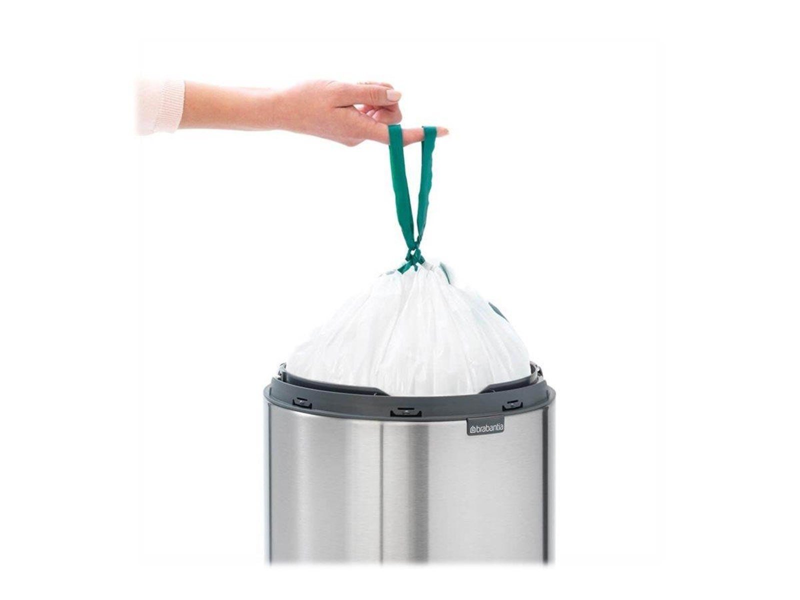 brabantia Touch Bin New - rubbish bin - 30 L - matt steel