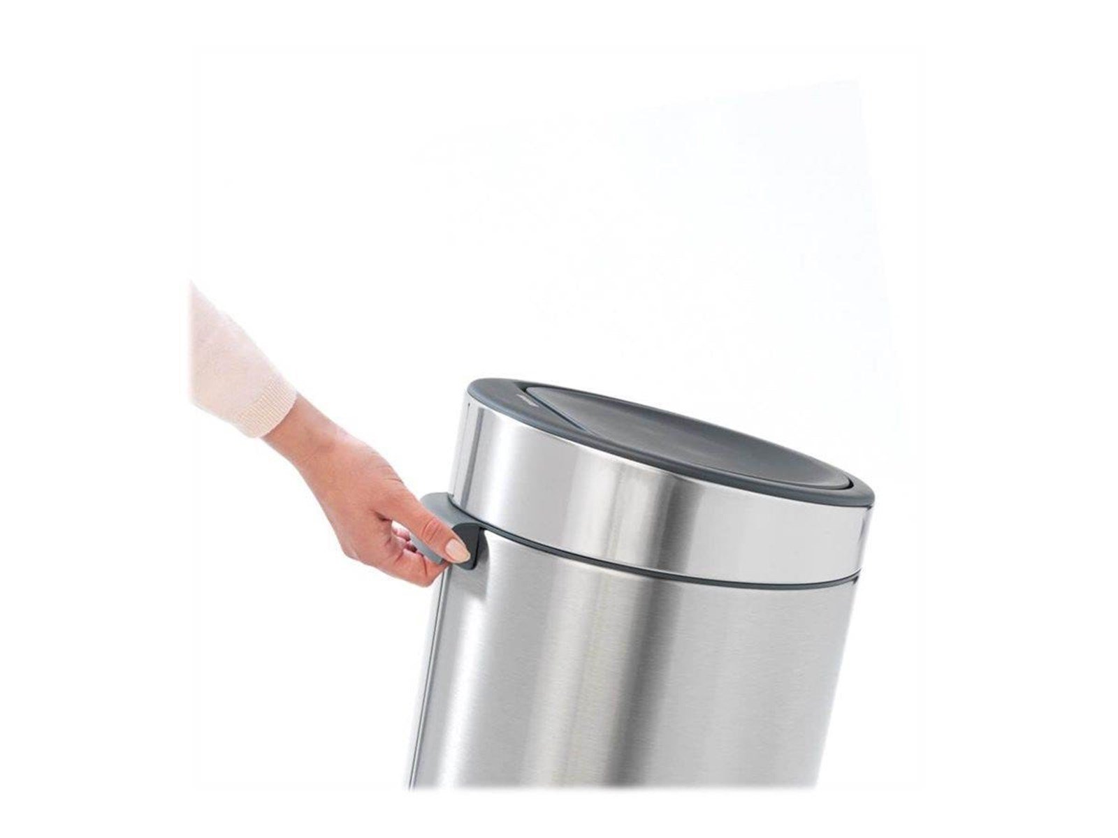 brabantia Touch Bin New - rubbish bin - 30 L - matt steel