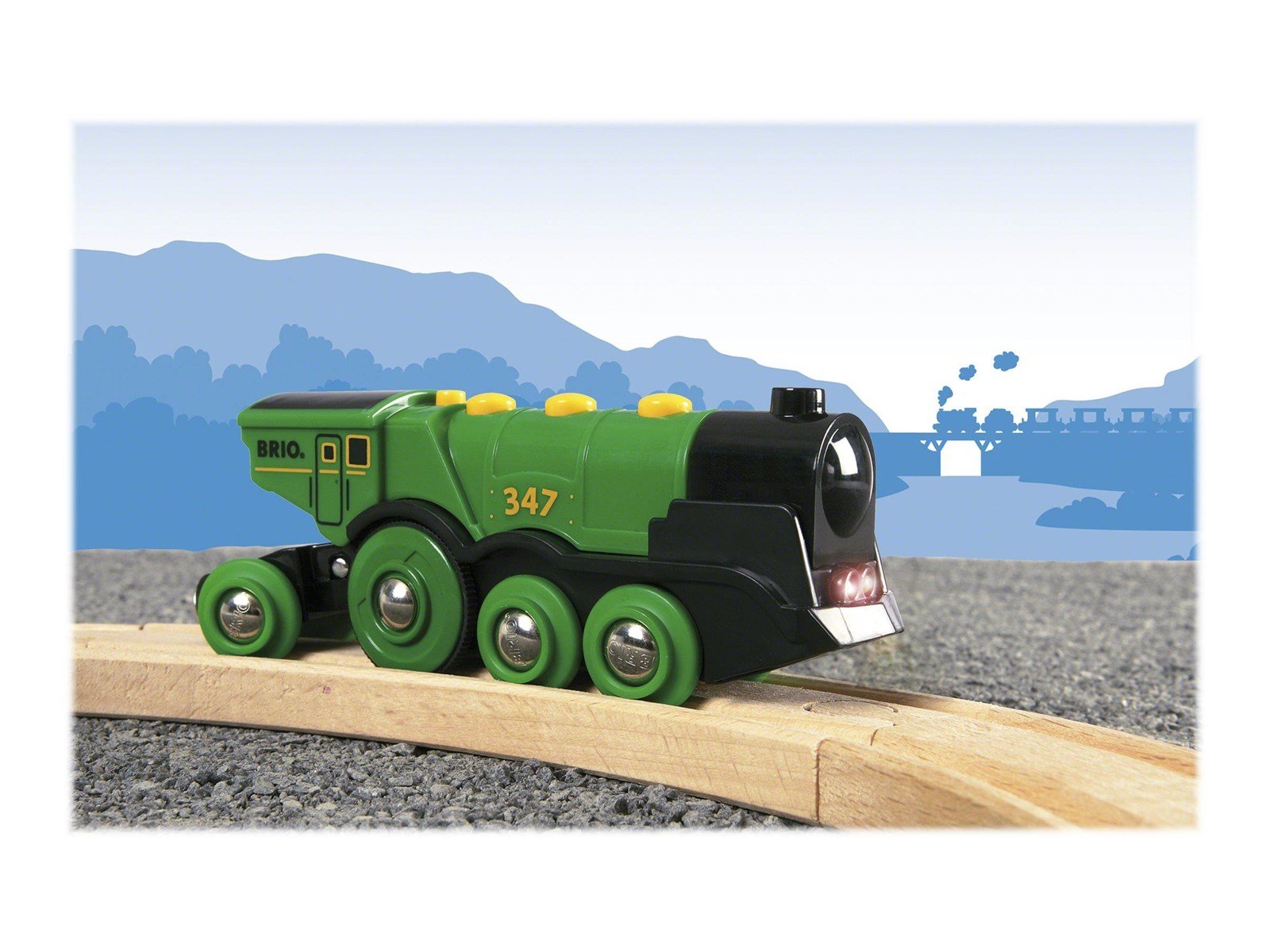 Brio Big Green Action Locomotive