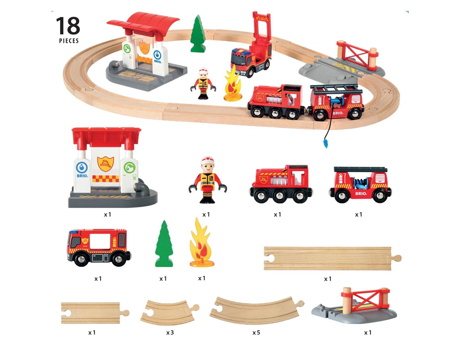 Brio Firefighter Set