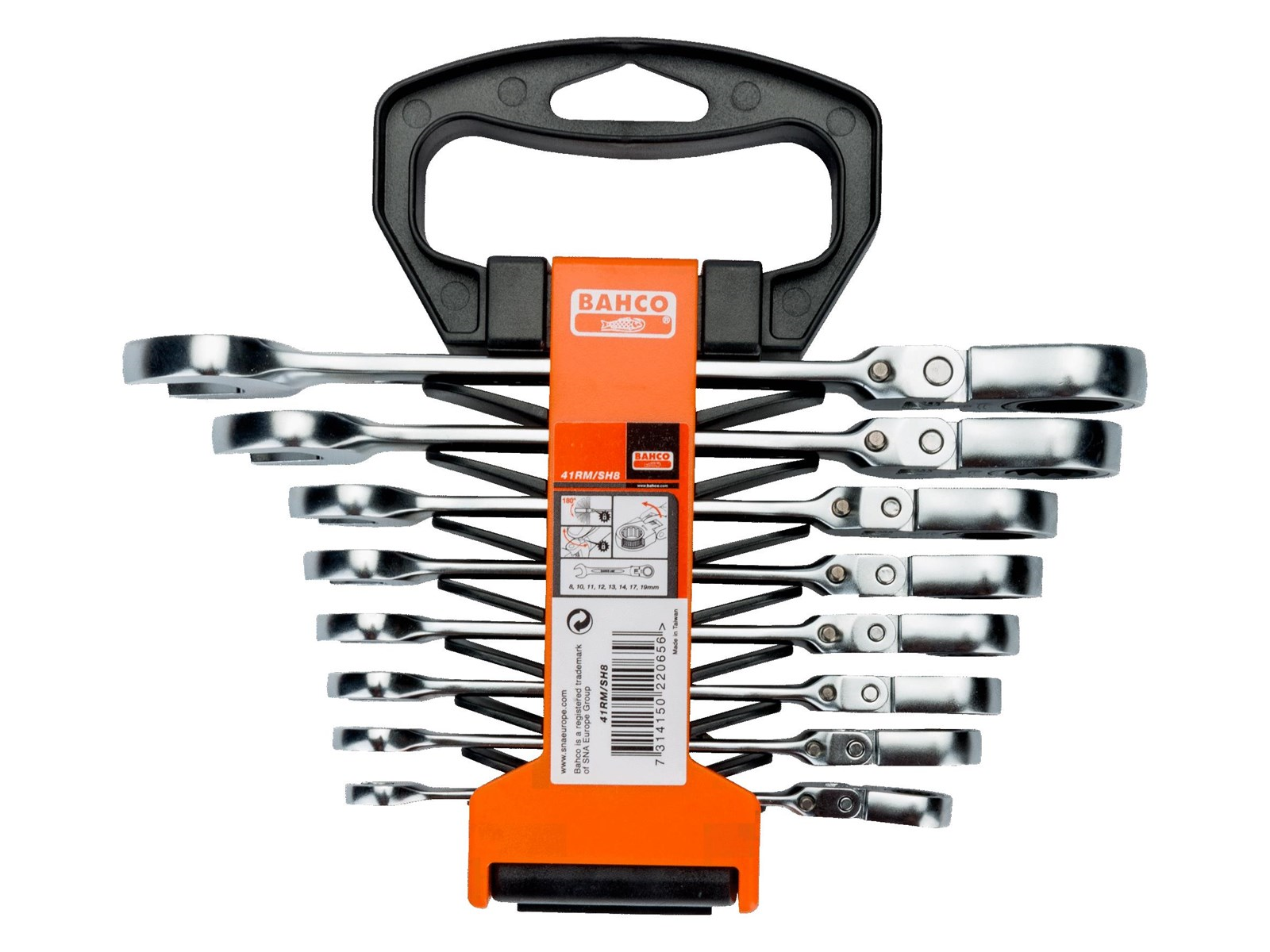 BAHCO Ring Spanner Set flex head