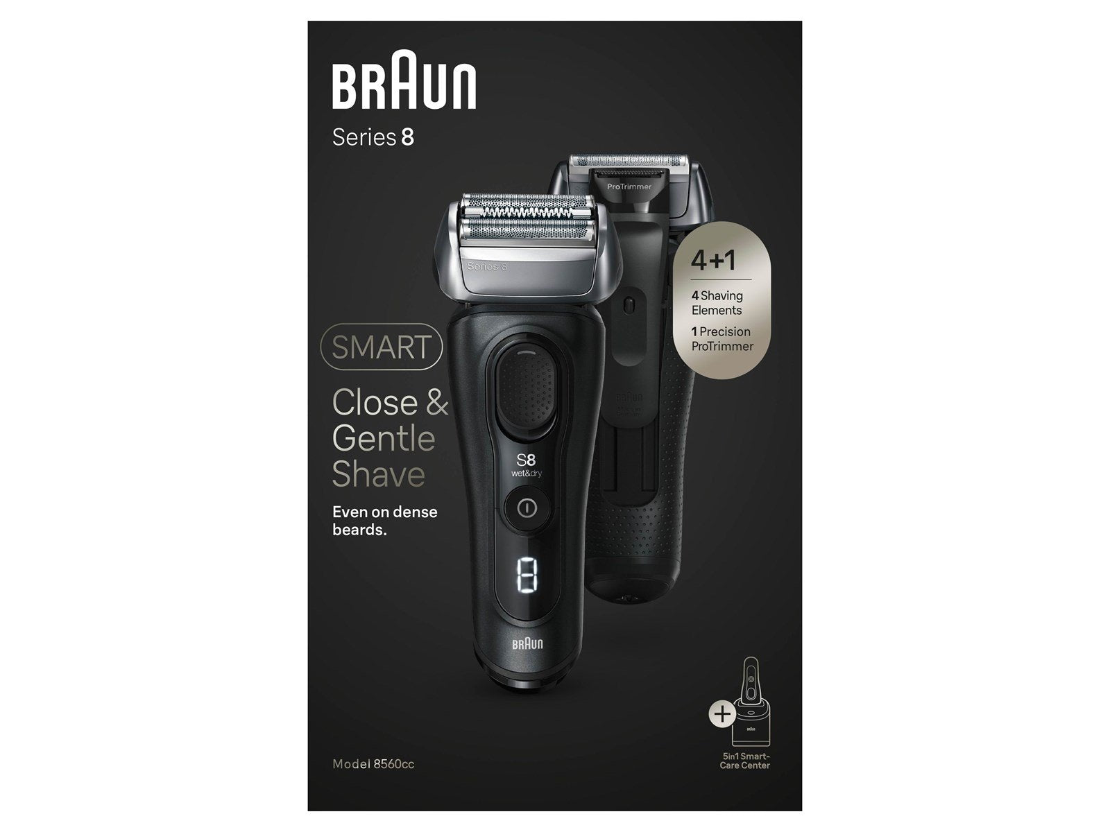 Braun Rasierapparate Series 8 - 8560cc System w&d