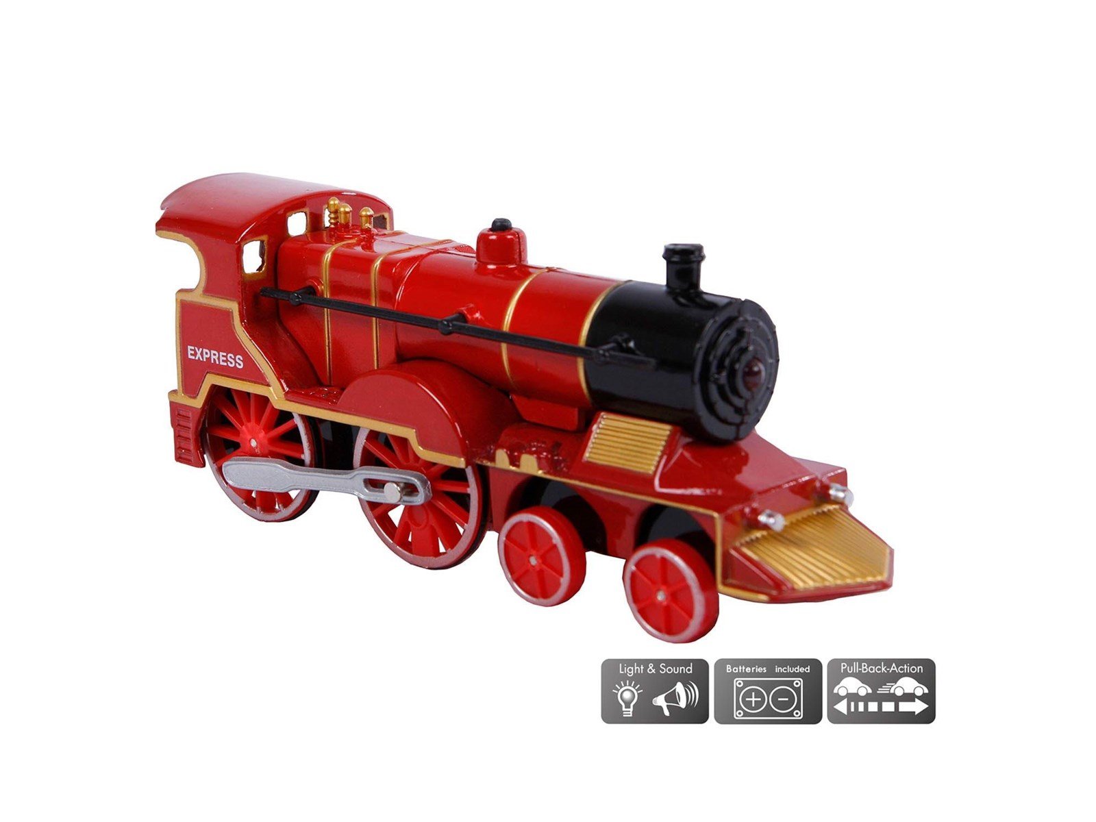 2-Play Traffic 2-Play Die-cast Locomotive with Light and Sound 14cm (Assorted)
