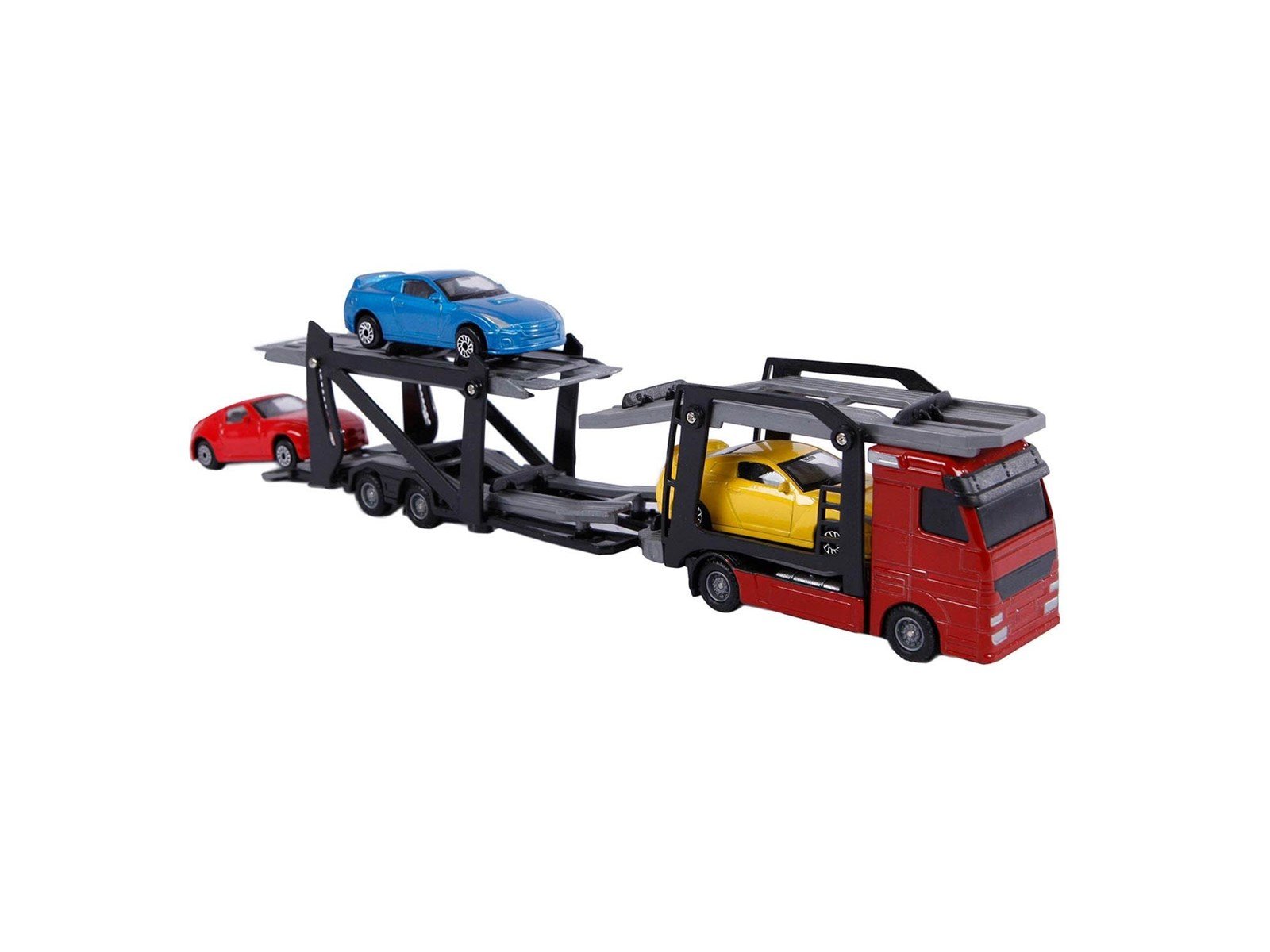 2-Play Traffic 2-Play Die-cast Truck Transporter with Cars 26cm