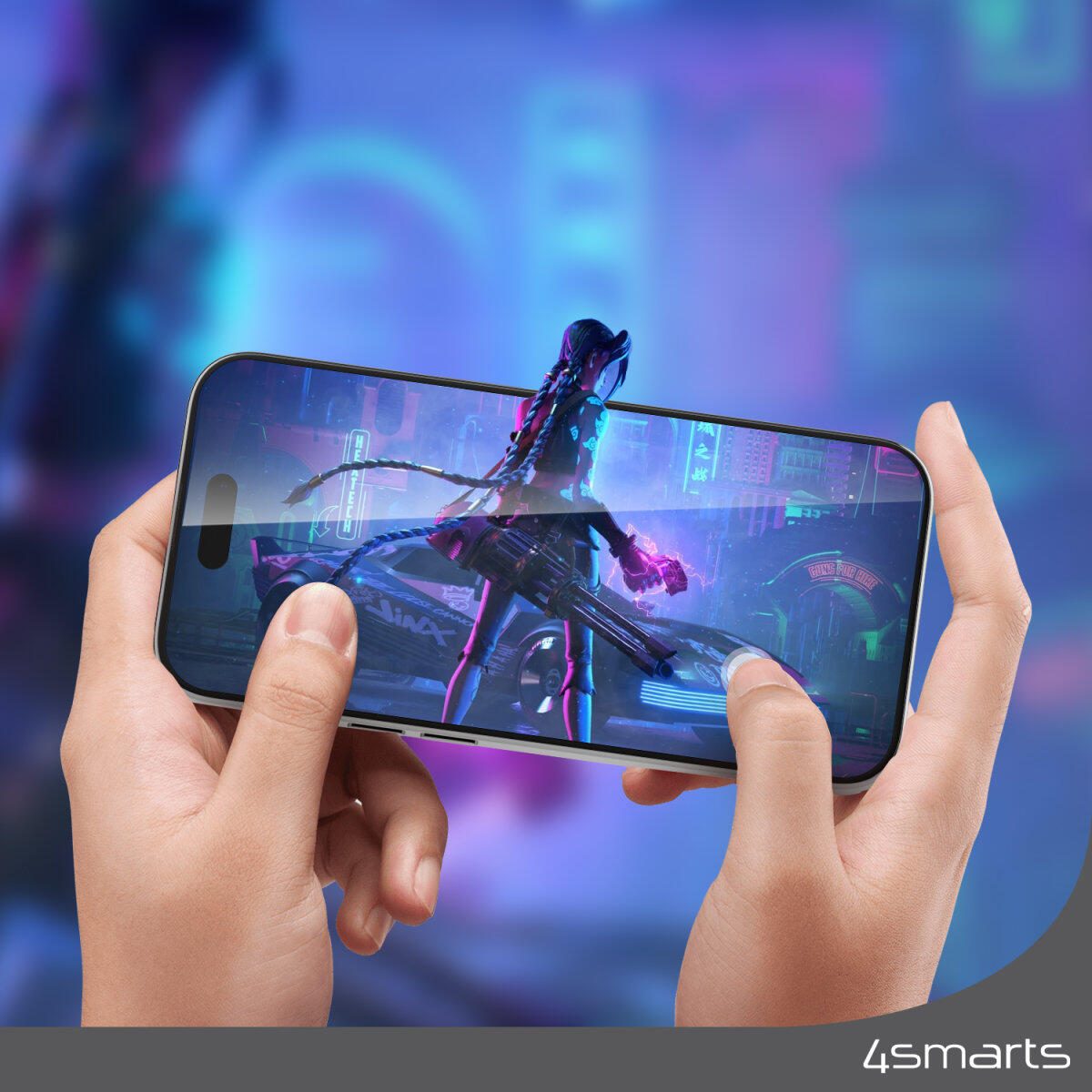 4smarts Second Glass mit Montagerahmen für Apple iPhone 15