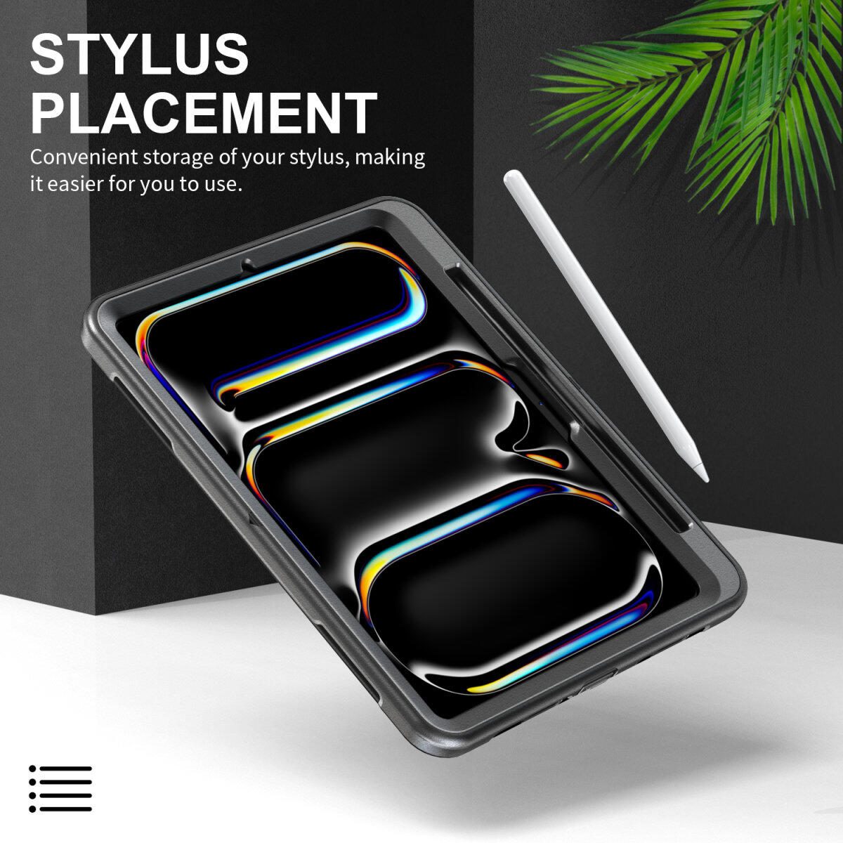 4smarts Rugged Case Grip für Apple iPad Pro 11' (M4, 2024) schwarz