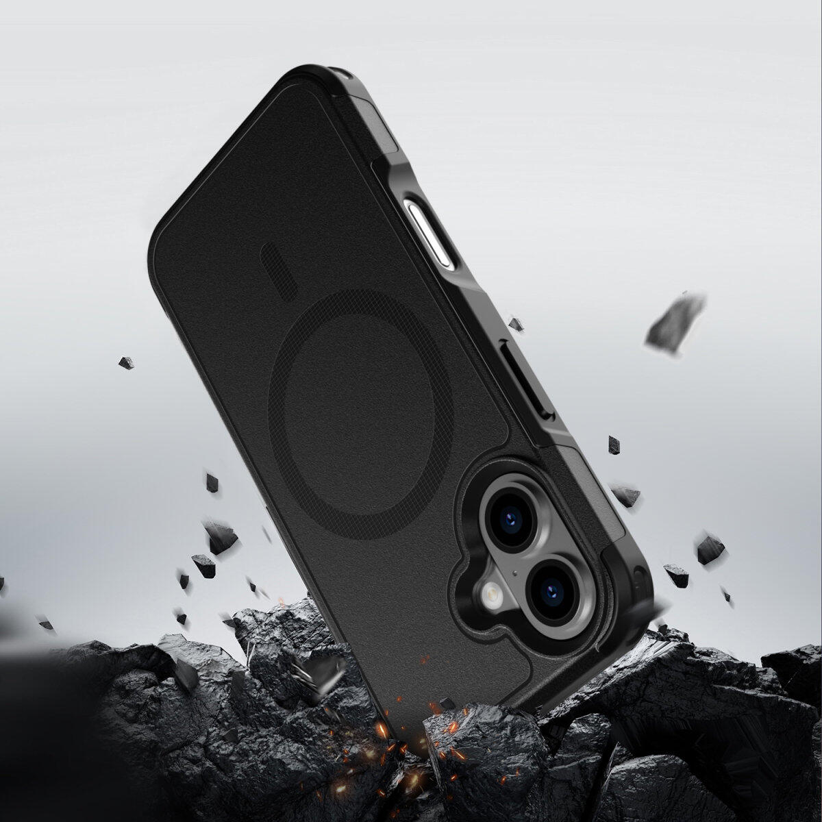 4smarts Defend Case für Apple iPhone 16 MagSafe-kompatibel