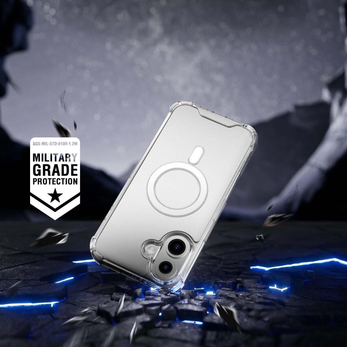 4smarts Hybrid Case Ibiza für Apple iPhone 16 MagSafe-kompatibel