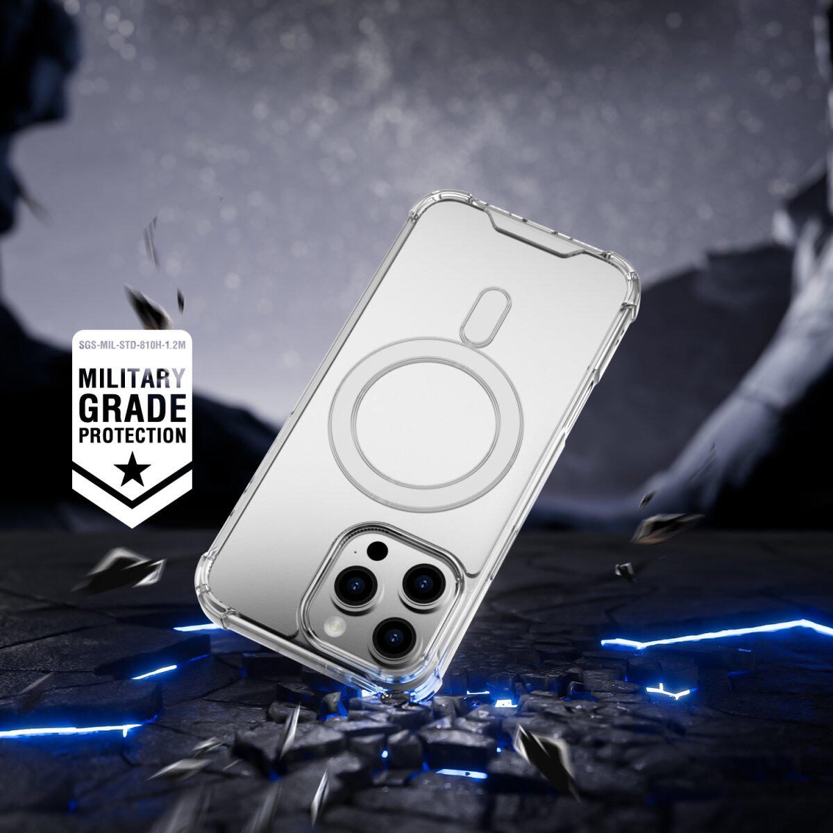 4smarts Hybrid Case Ibiza für Apple iPhone 16 Pro Max MagSafe-kompatibel