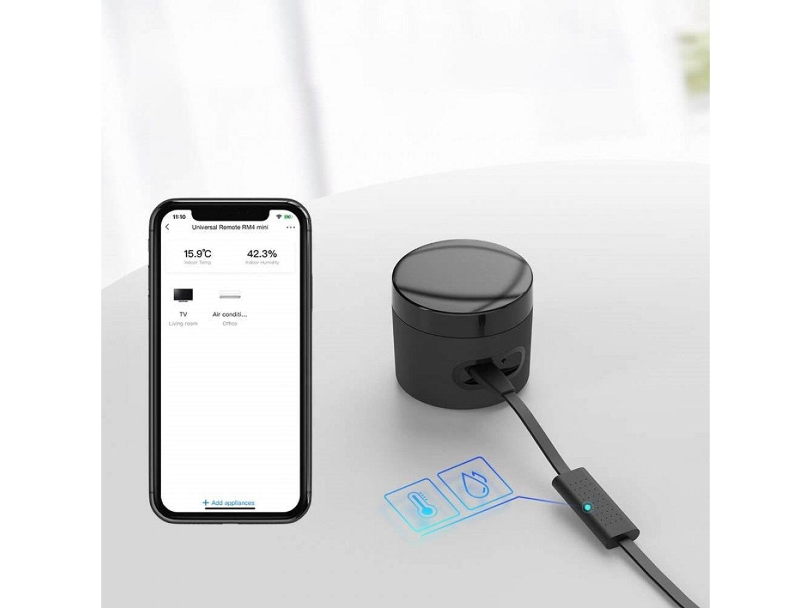 BroadLink Temperature and humidity sensor for Broadlink RM4 mini
