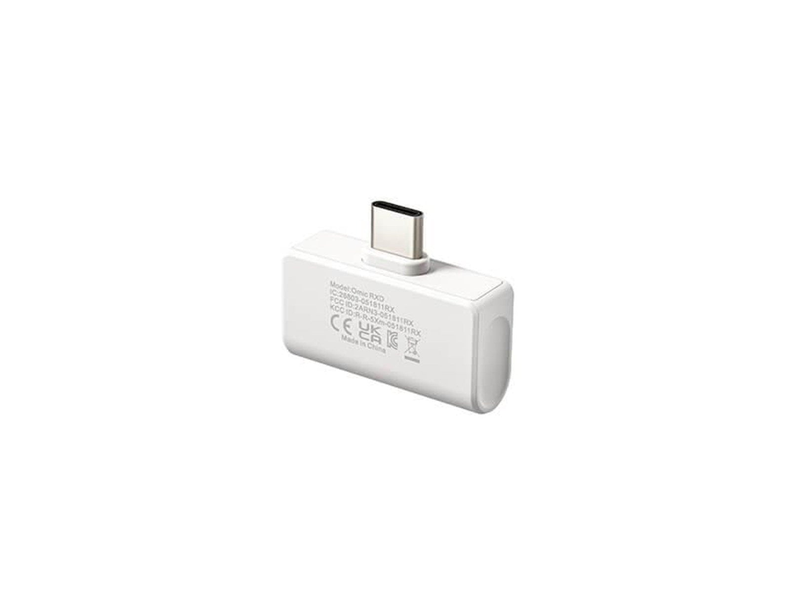 BOYA Wireless 2.4GHz Microphone x2 Omic-U USB-C White