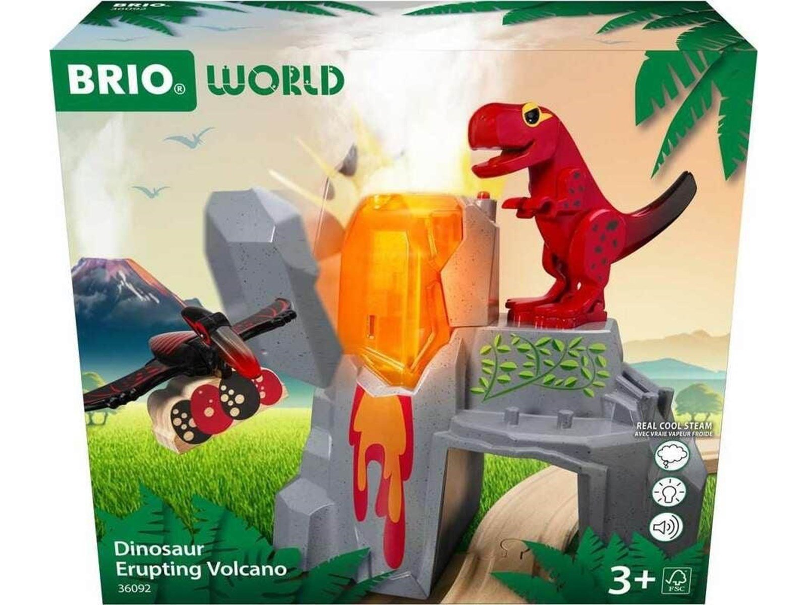 Brio 36092 Dinosaur Erupting Volcano