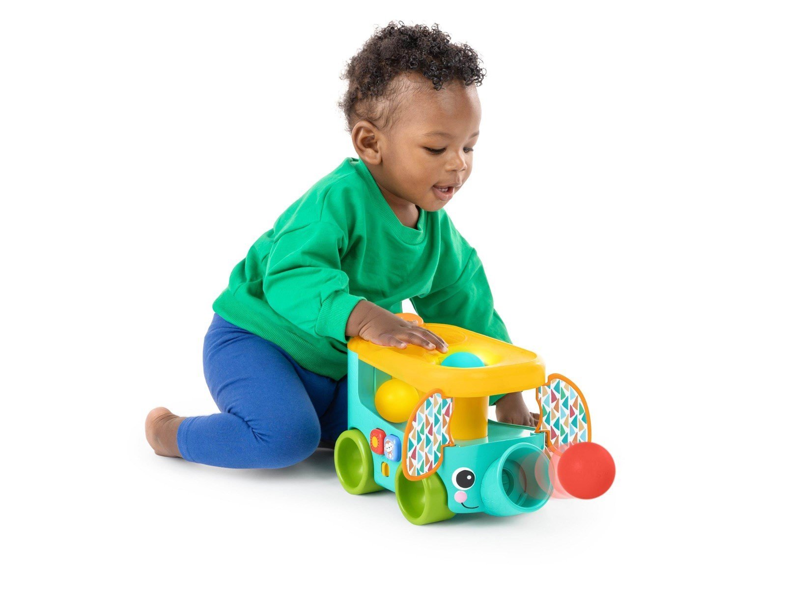 Bright Starts Pop & Roll Safari Bus™ Spielzeug mit Bällen