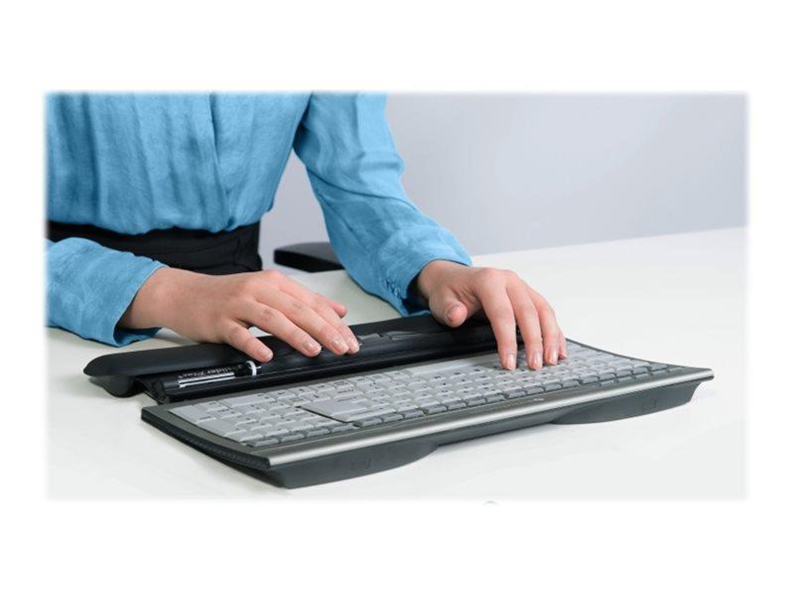 Bakker Elkhuizen ErgoSlider Plus - central pointing device - universal - USB - black dark grey yellow - Zentrales Zeigegerät (Gr
