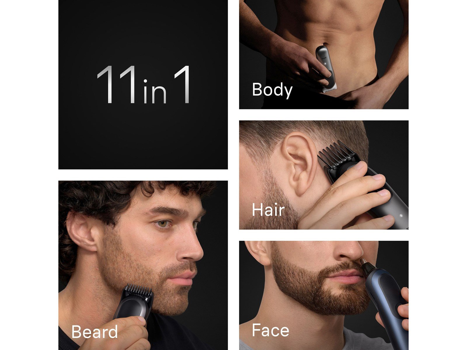 Braun Body trimmer Styler AIO 7540 - Black / Deep Blue
