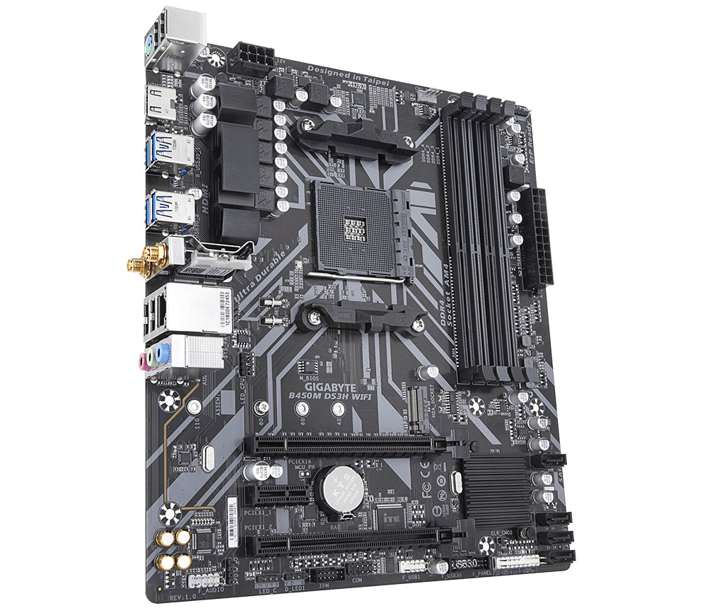 Gigabyte B450M DS3H WIFI (B450,AM4,mATX,DDR4)