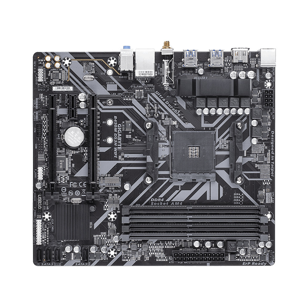 Gigabyte B450M DS3H WIFI (B450,AM4,mATX,DDR4)