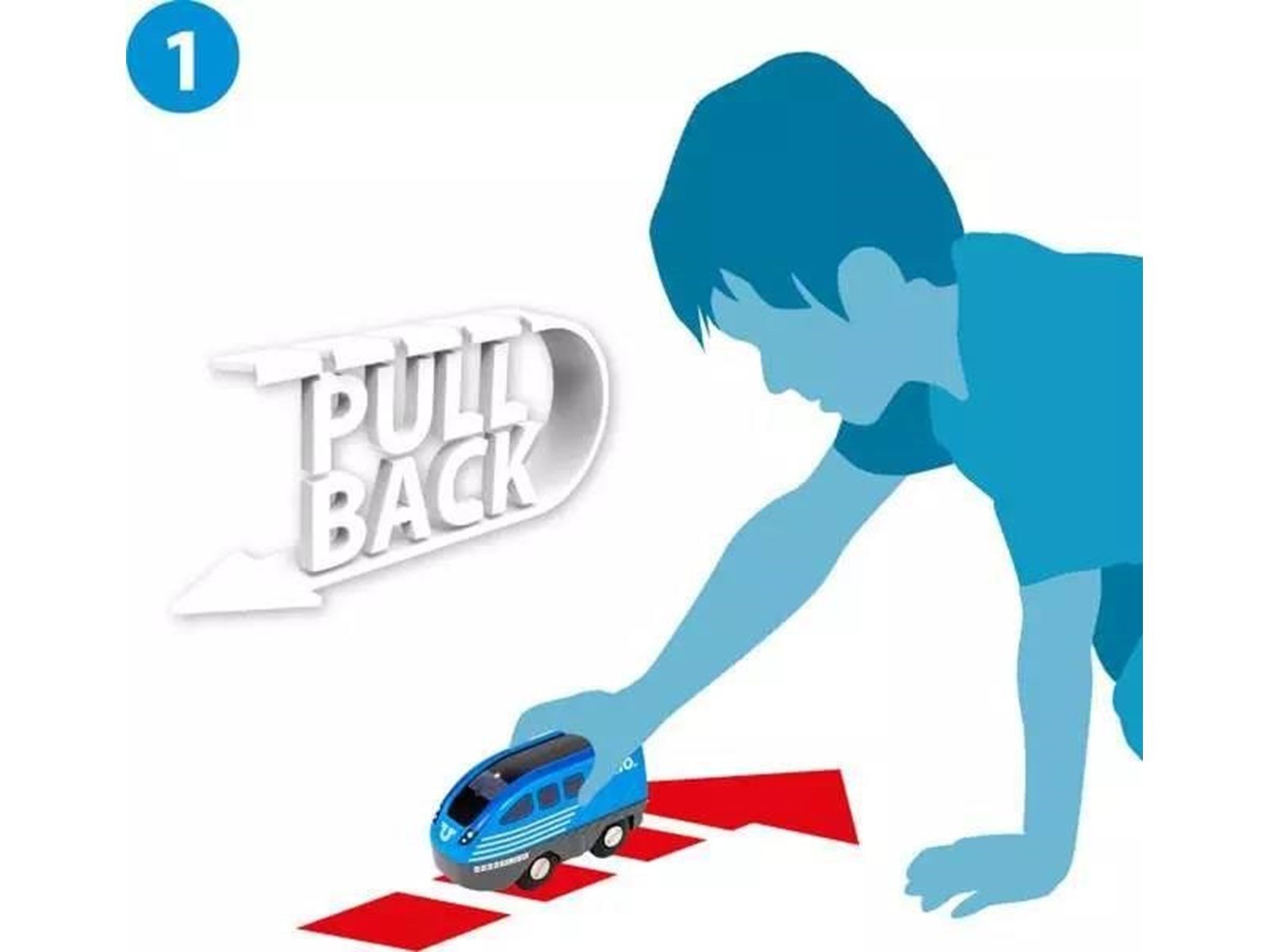 Brio 36019 Pull Back Train