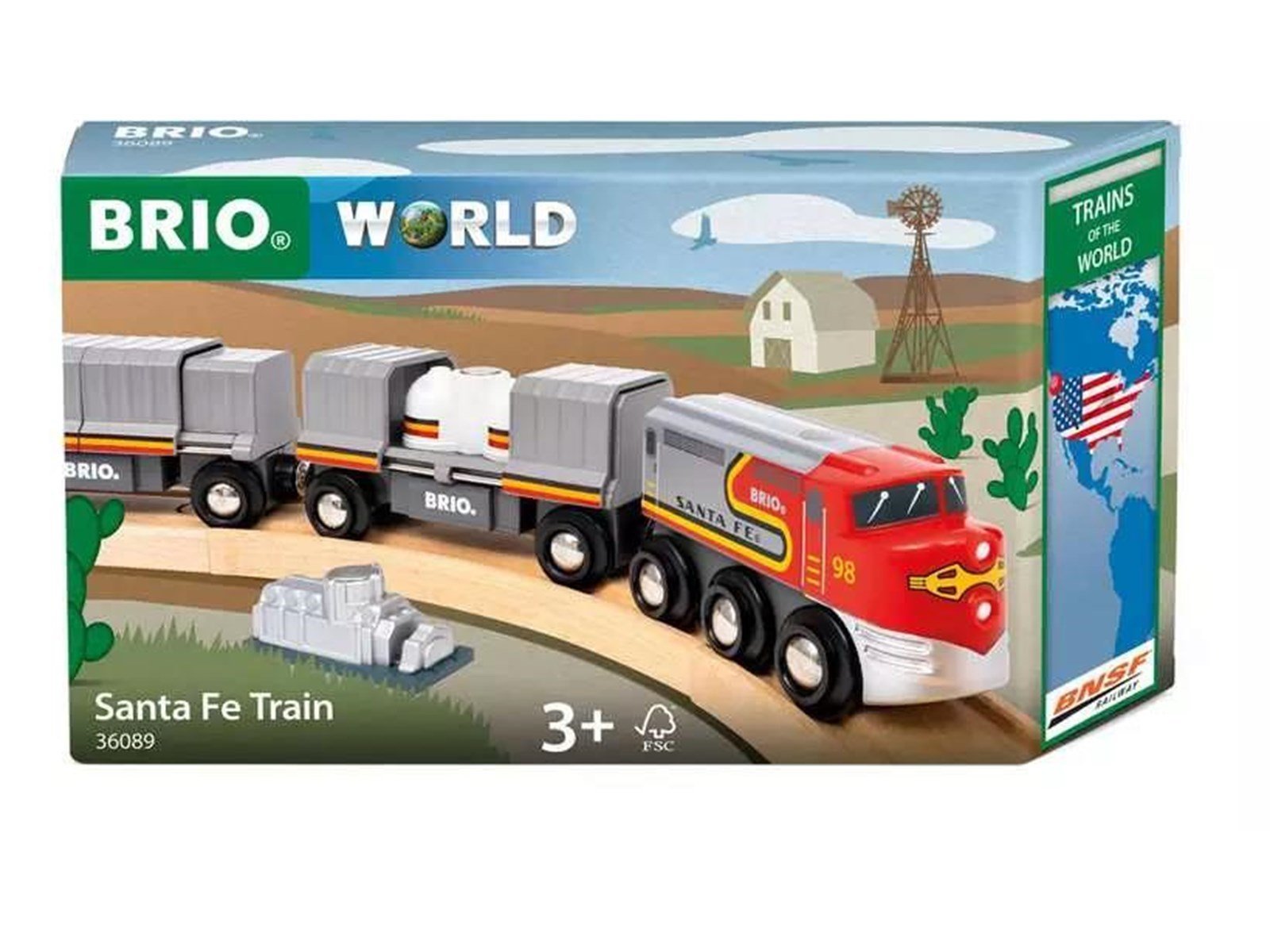Brio 36089 Santa Fe Train (Trains of the World)