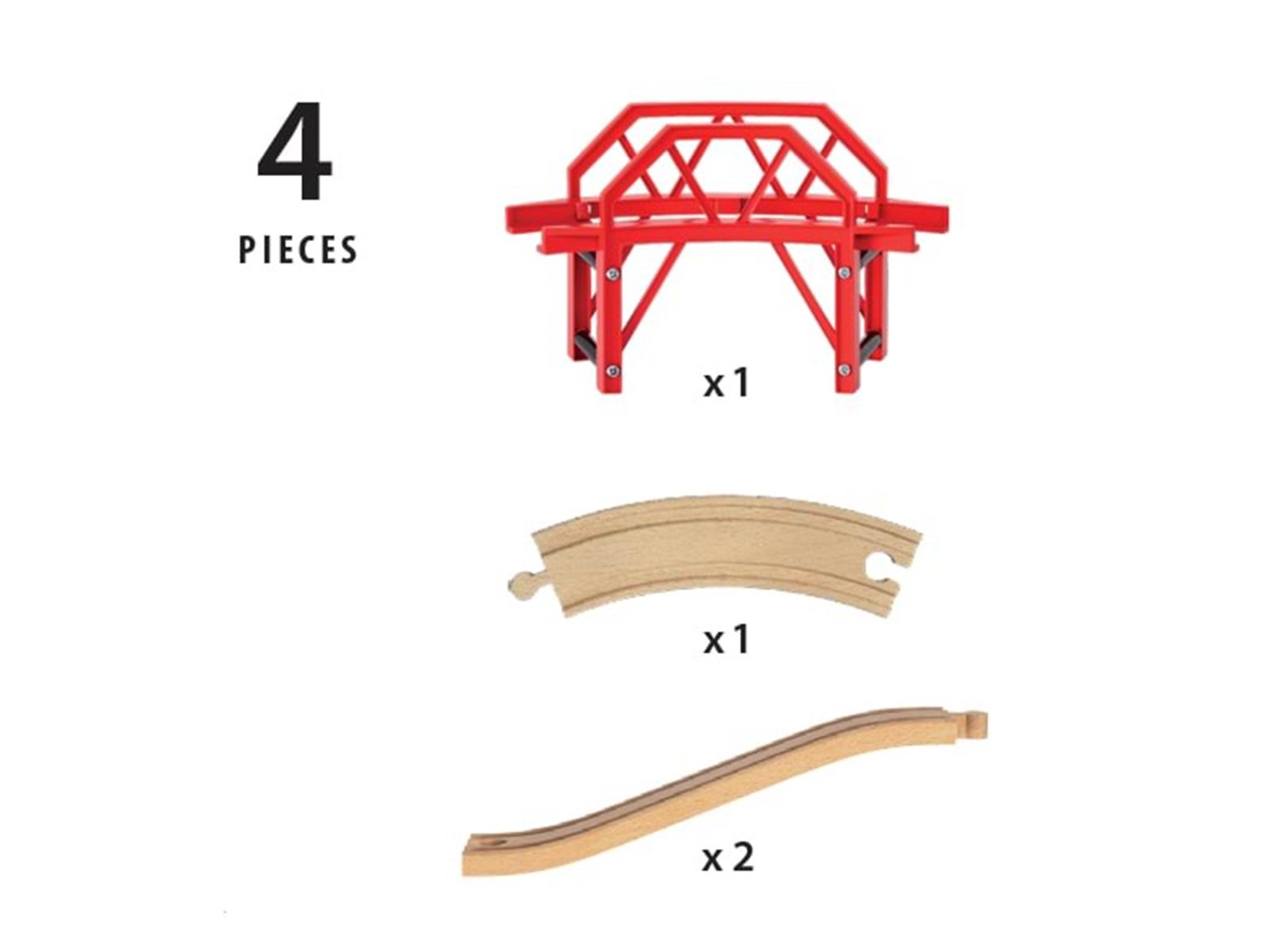 Brio Bahnbrück mit Auffahrten