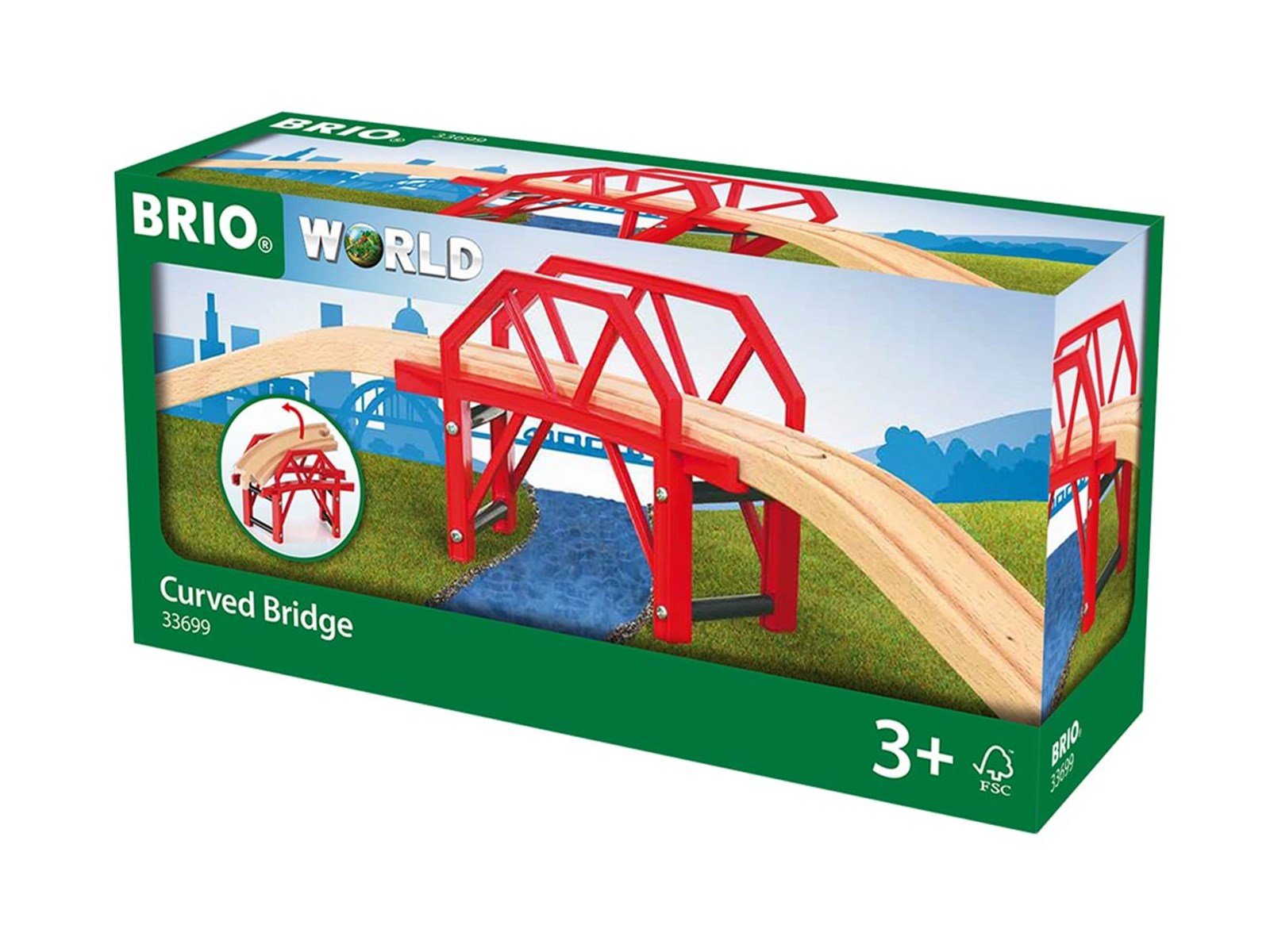 Brio Bahnbrück mit Auffahrten