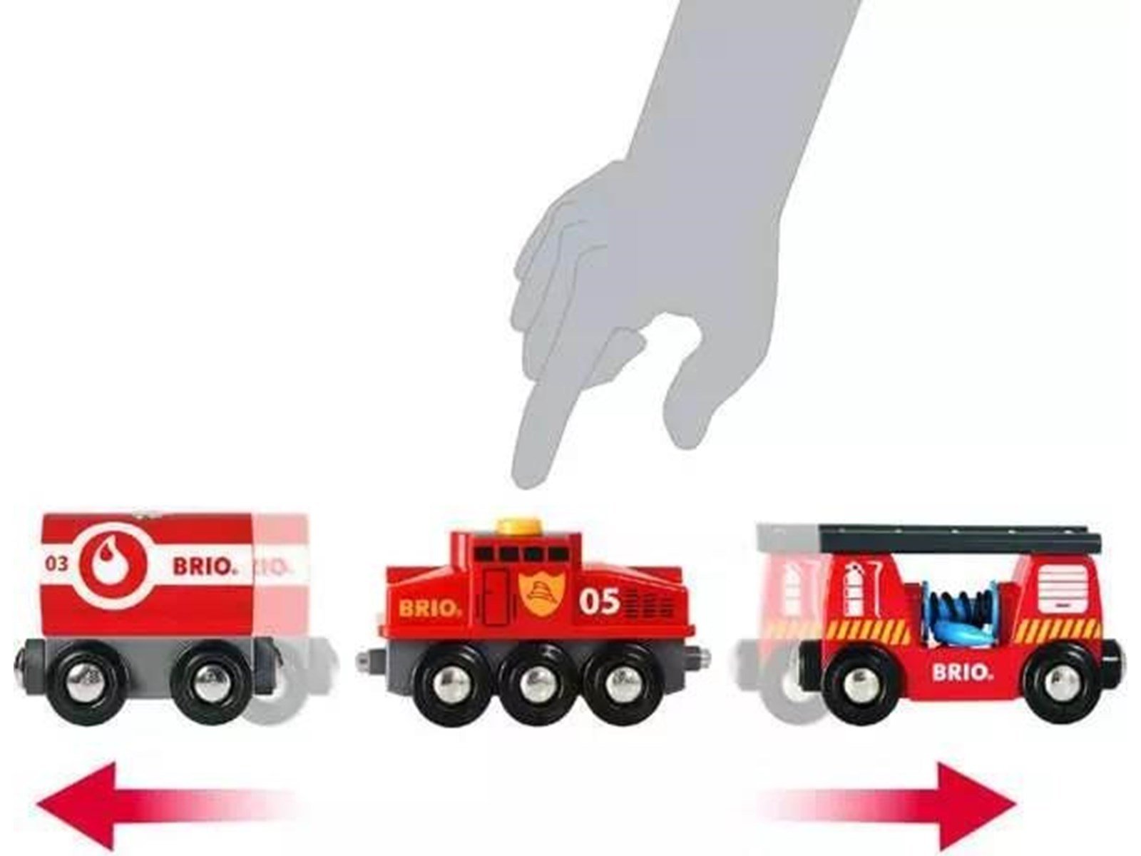 Brio Feuerwehr-Löschzug